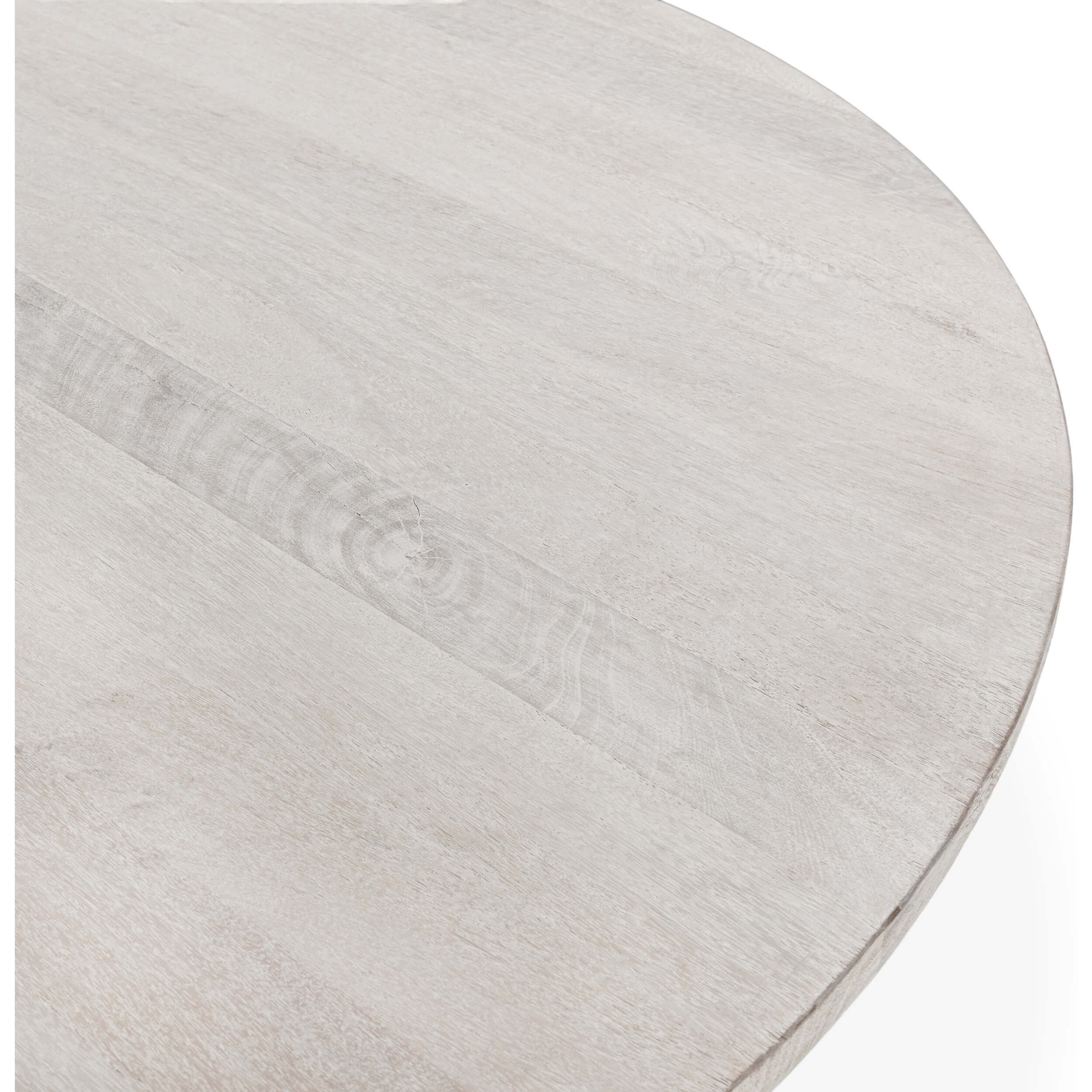 Hera Round Dining Table, Creamwood - Image 2