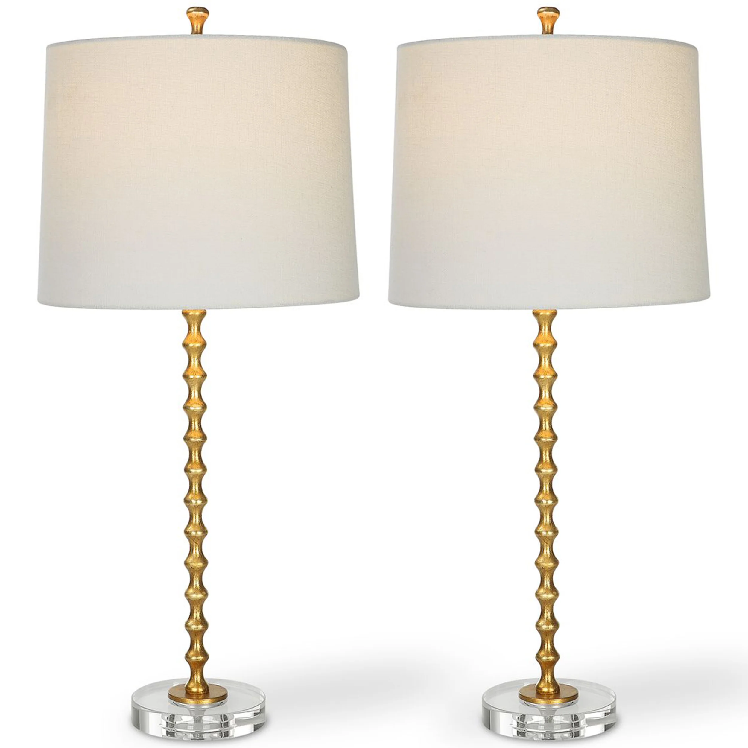 Hernan Table Lamp, Set of 2, Gold - Image 2