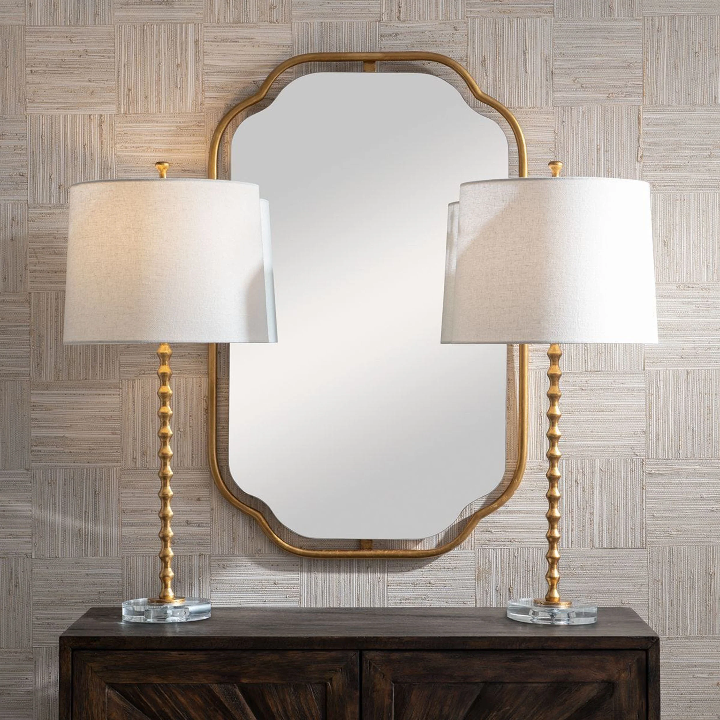Hernan Table Lamp, Set of 2, Gold - Image 5