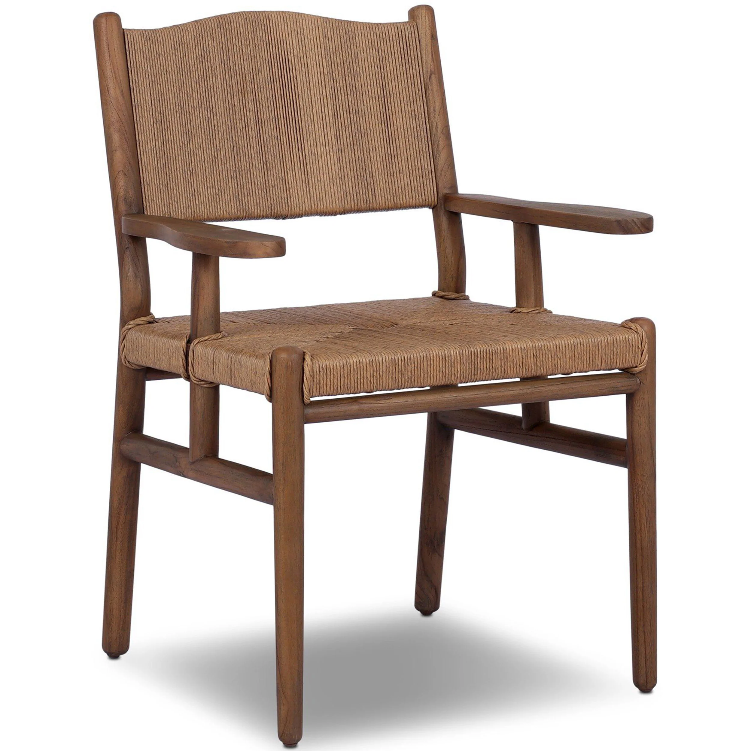 Herrin Outdoor Dining Armchair, Textured Sand by Four Hands