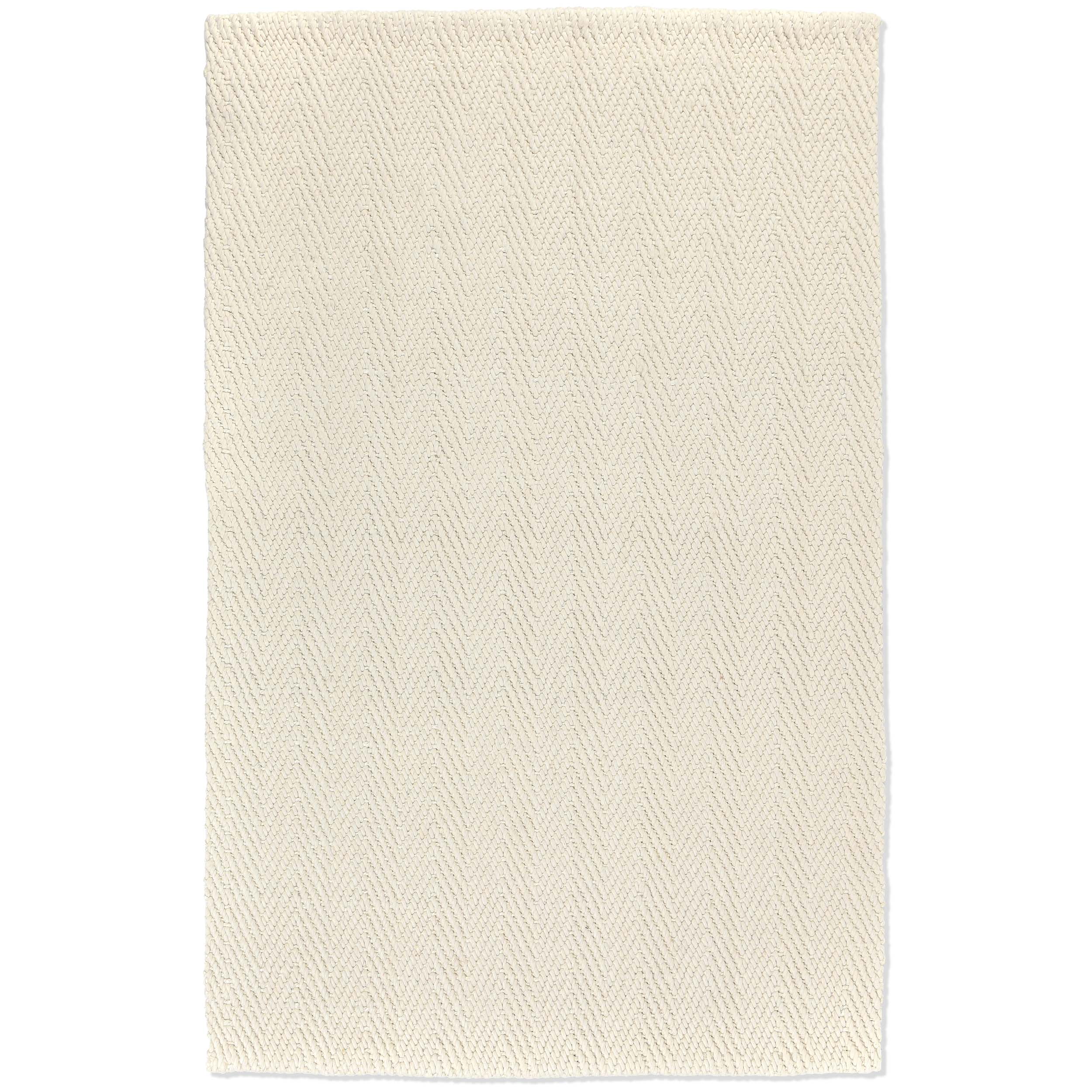 Herringbone Rug, Ivory