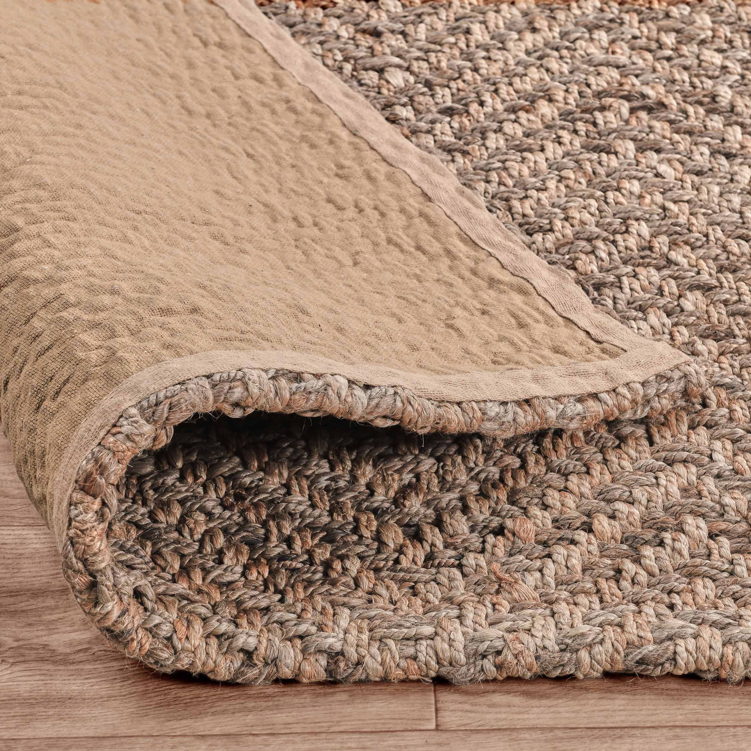 Herringbone Rug, Natural - Image 3