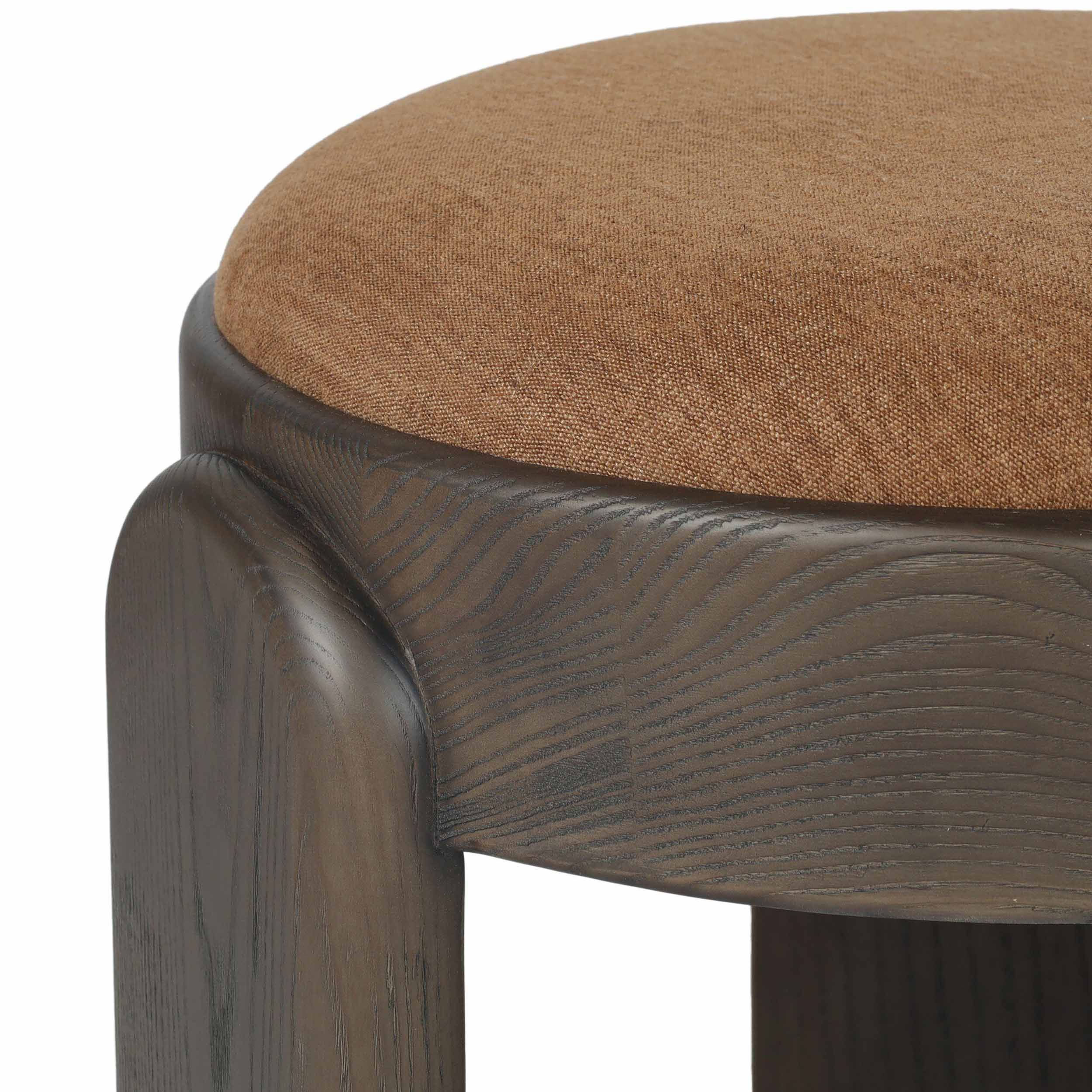 Hina Accent Stool, Laughlin Ochre by Four Hands - Image 5
