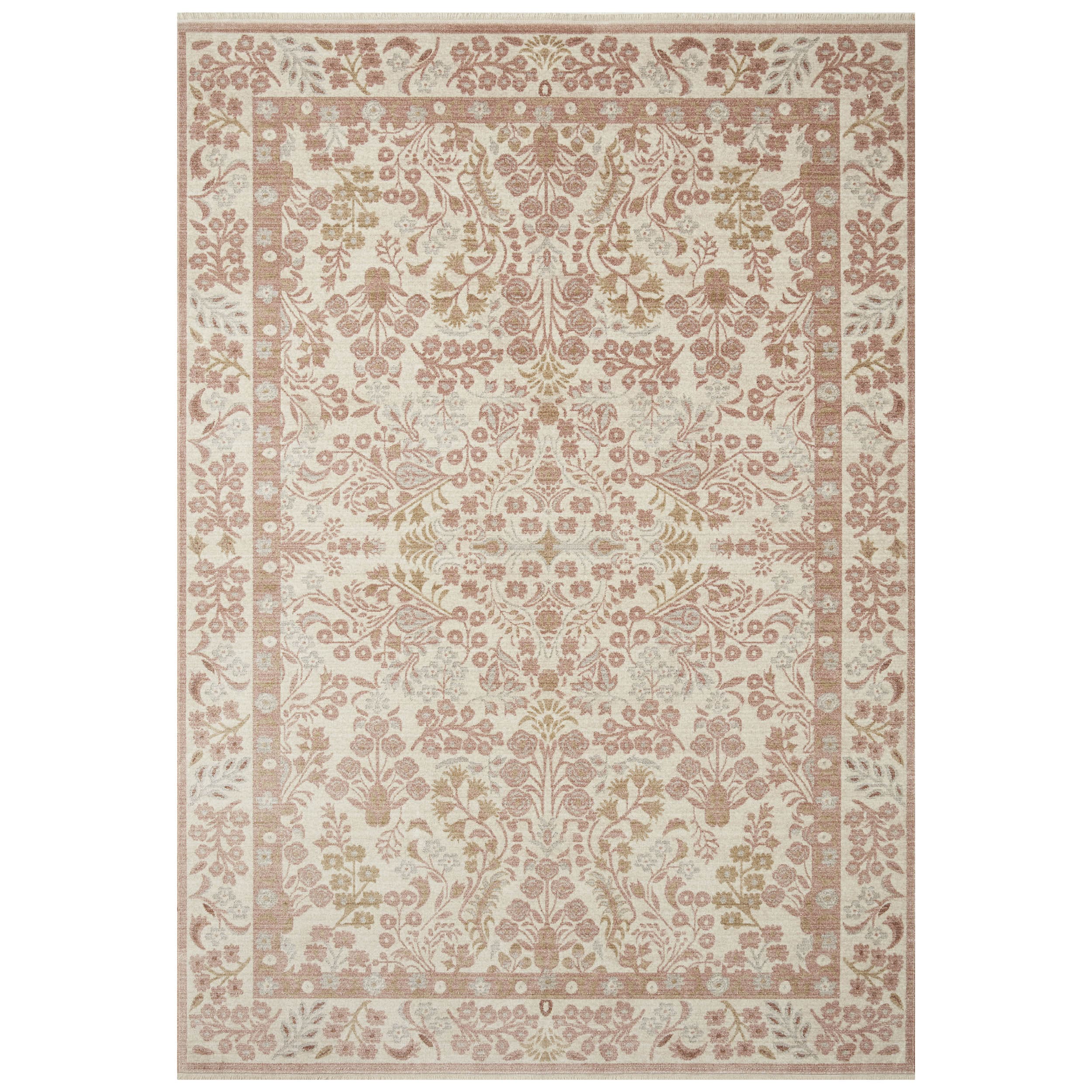 Rifle Paper Co. x Loloi Rug Holland HLD-02, Blush