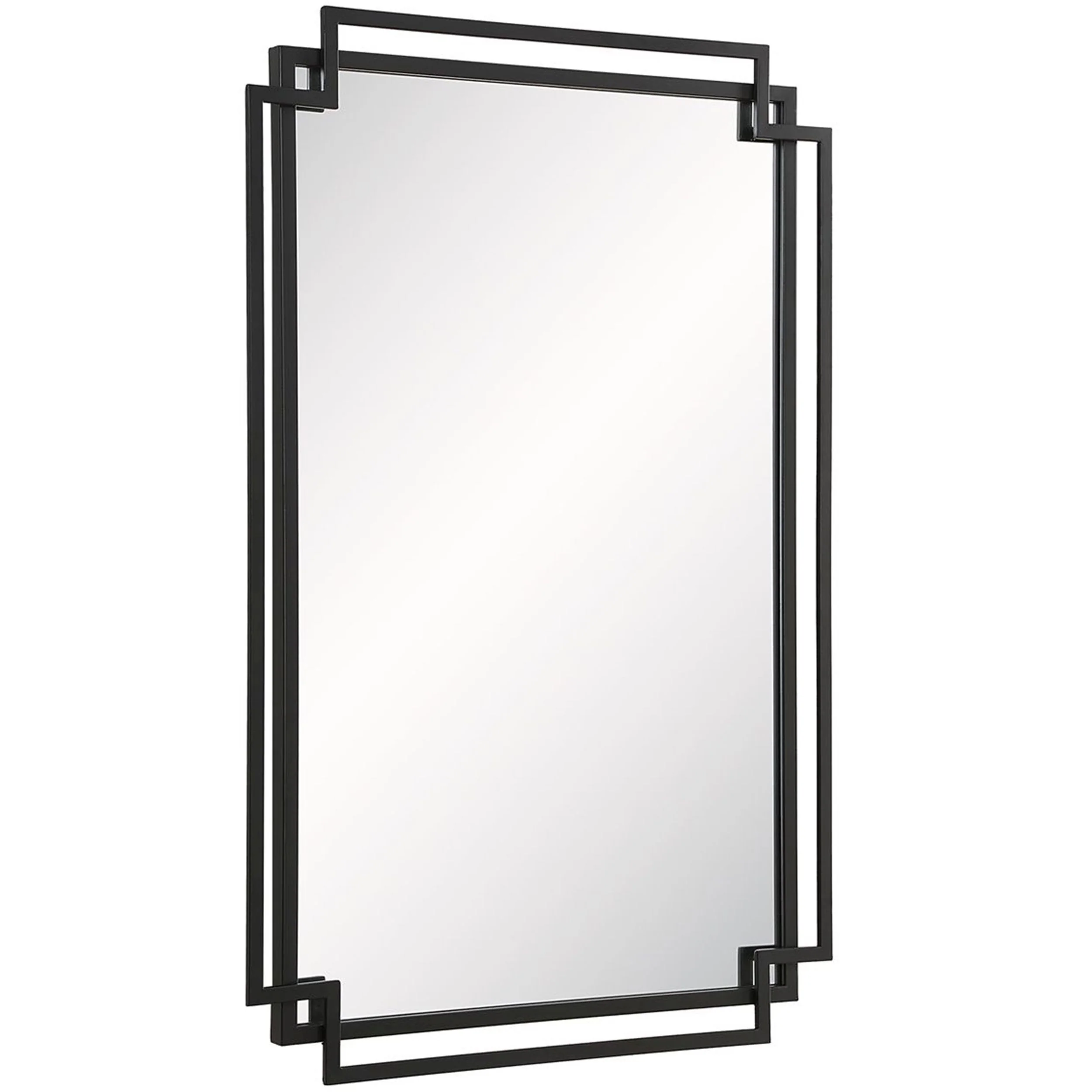 Holden Mirror, Matte Black - Image 2