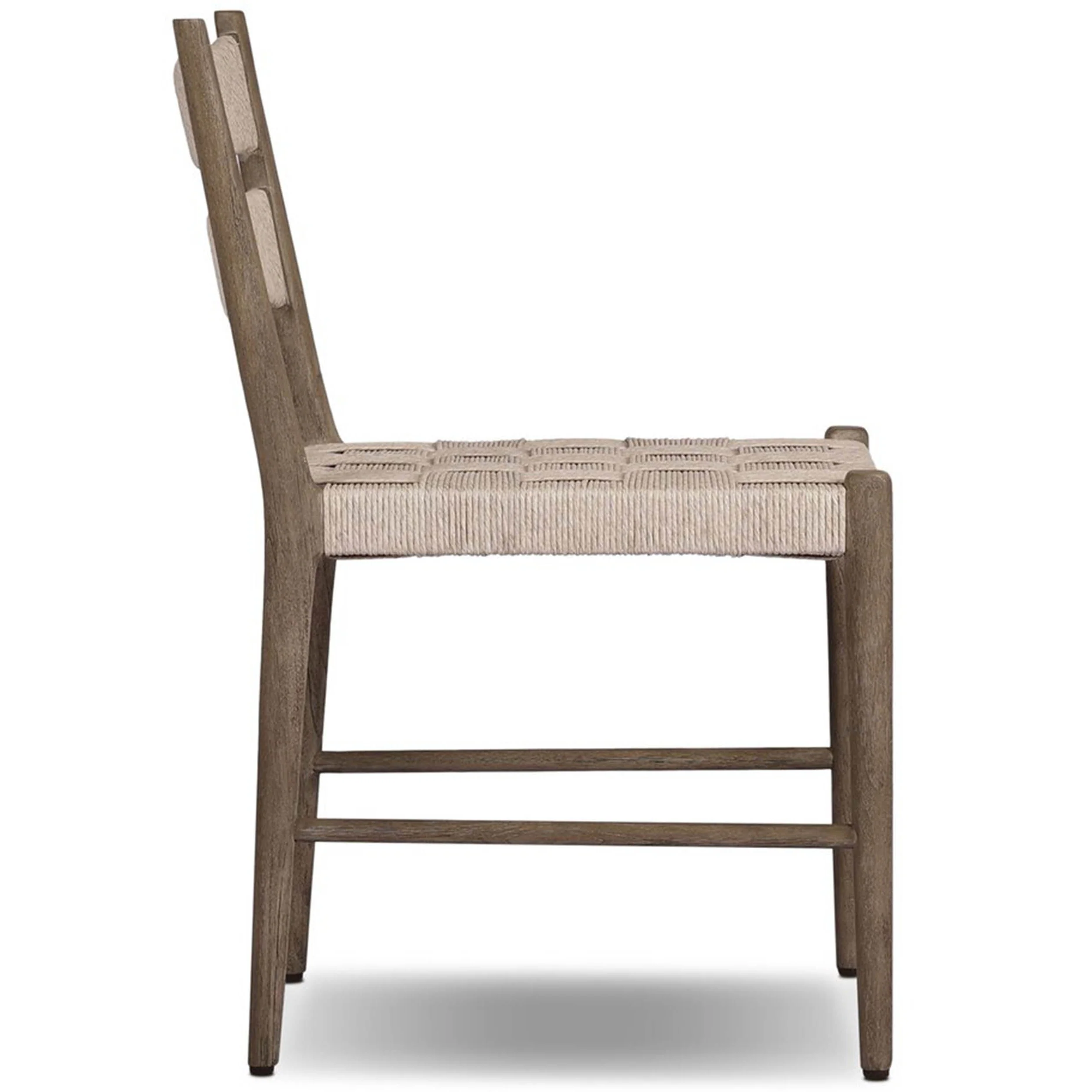 Holker Outdoor Dining Chair, Vintage White, Set of 2 by Four hands - Image 3