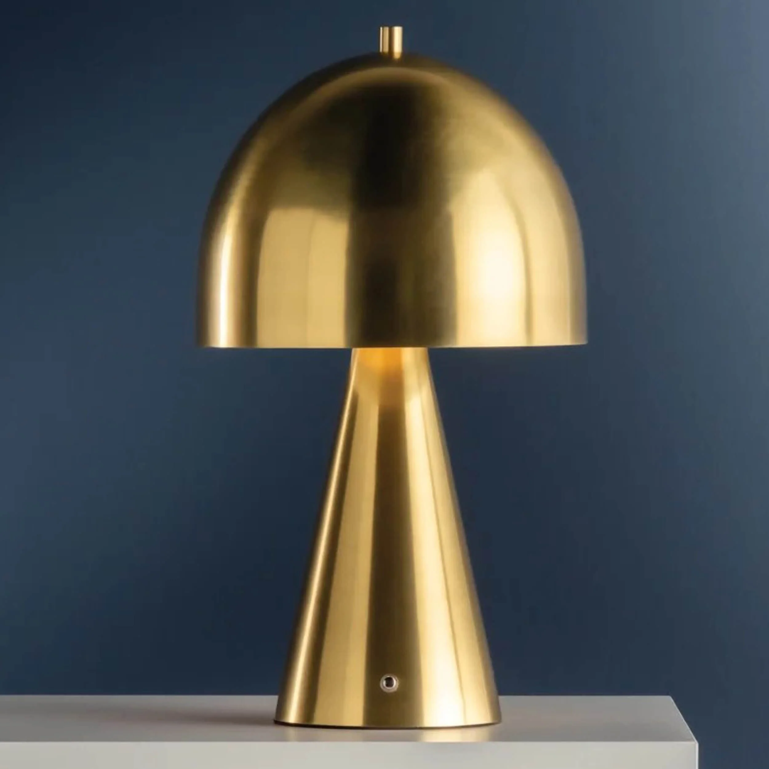 Hopkinton Rechargeable Lamp, Aged Brass - Image 6