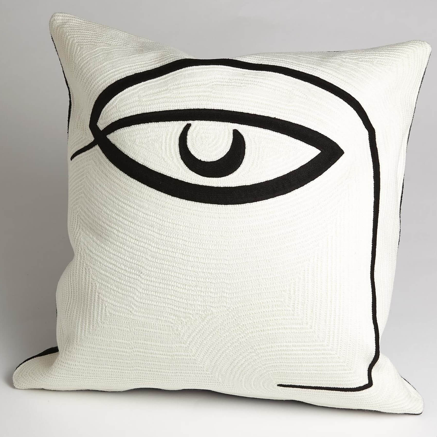 Horus PIllow, Black and White Reversible - Image 3