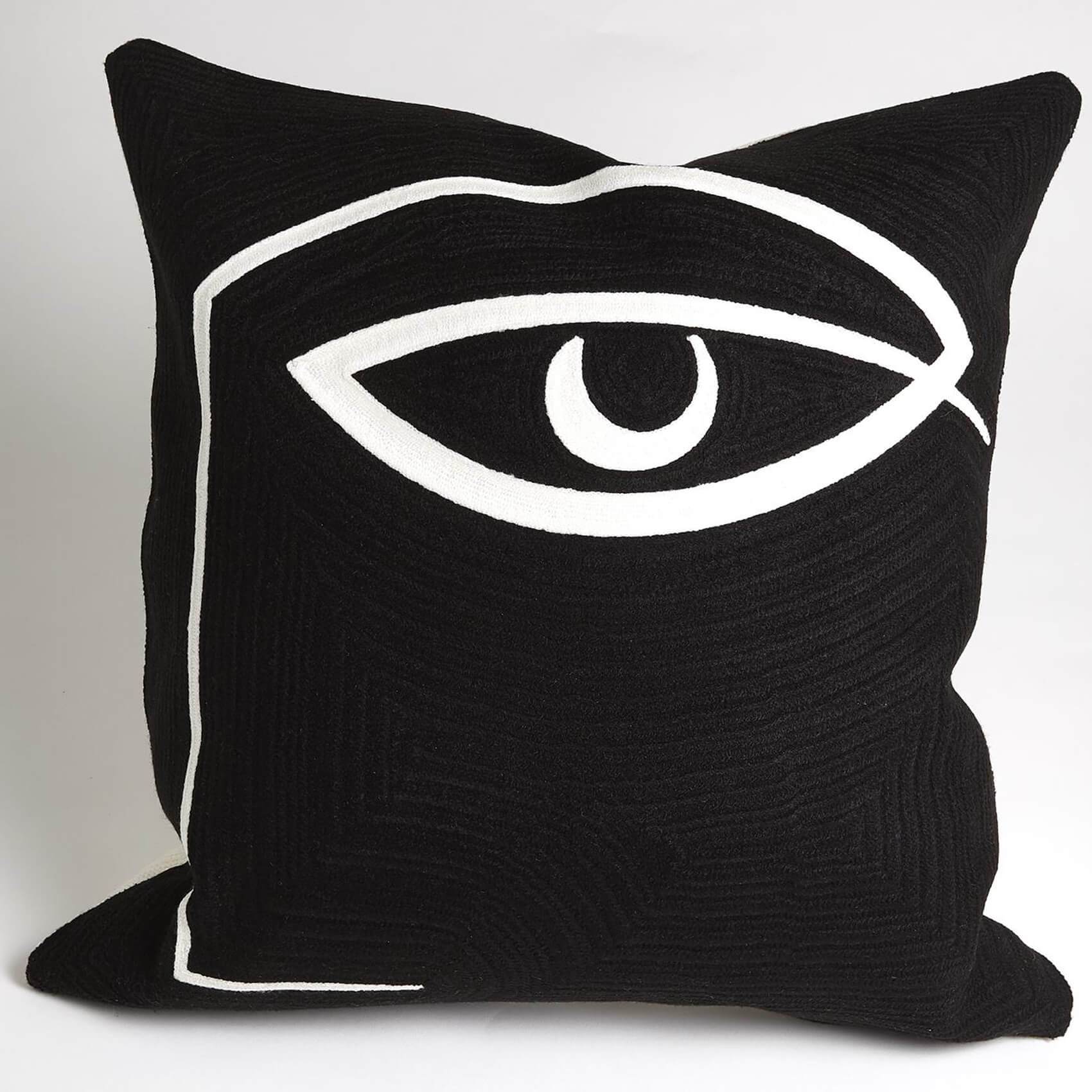 Horus PIllow, Black and White Reversible - Image 4