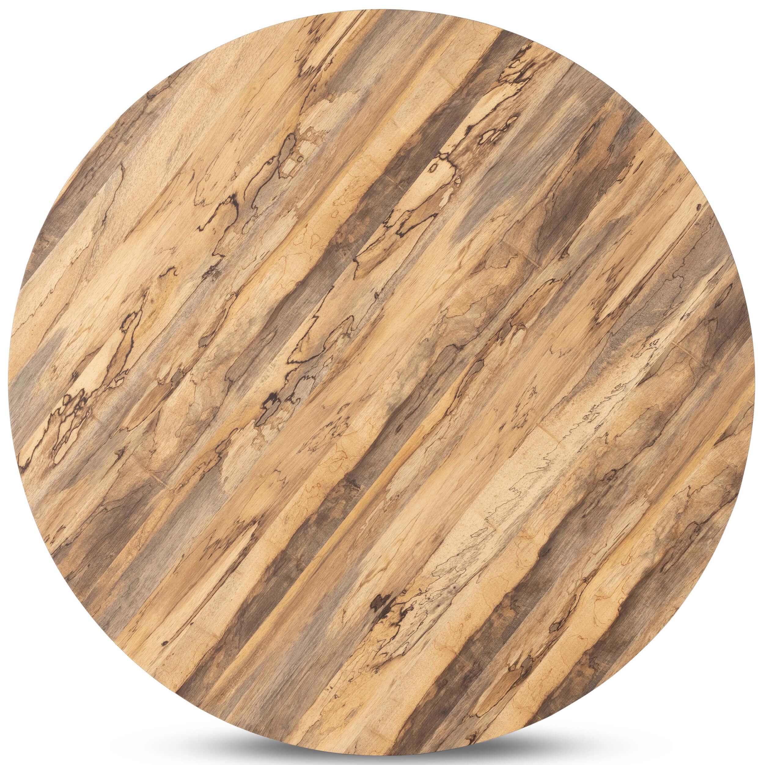 Hudson Large Round Coffee Table, Spalted Primavera by Four Hands - Image 2
