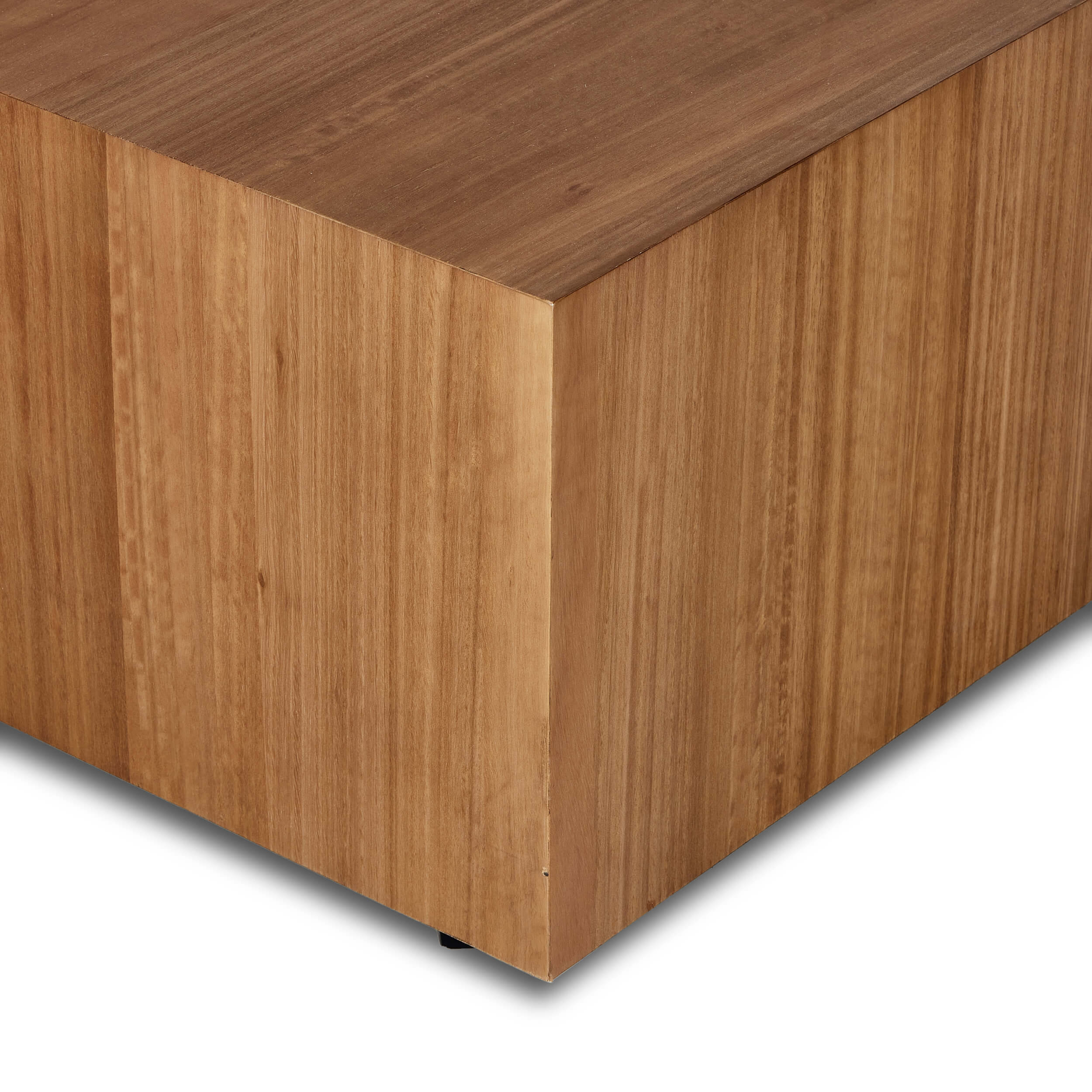 Hudson Large Square Coffee Table, Natural by Four Hands - Image 4