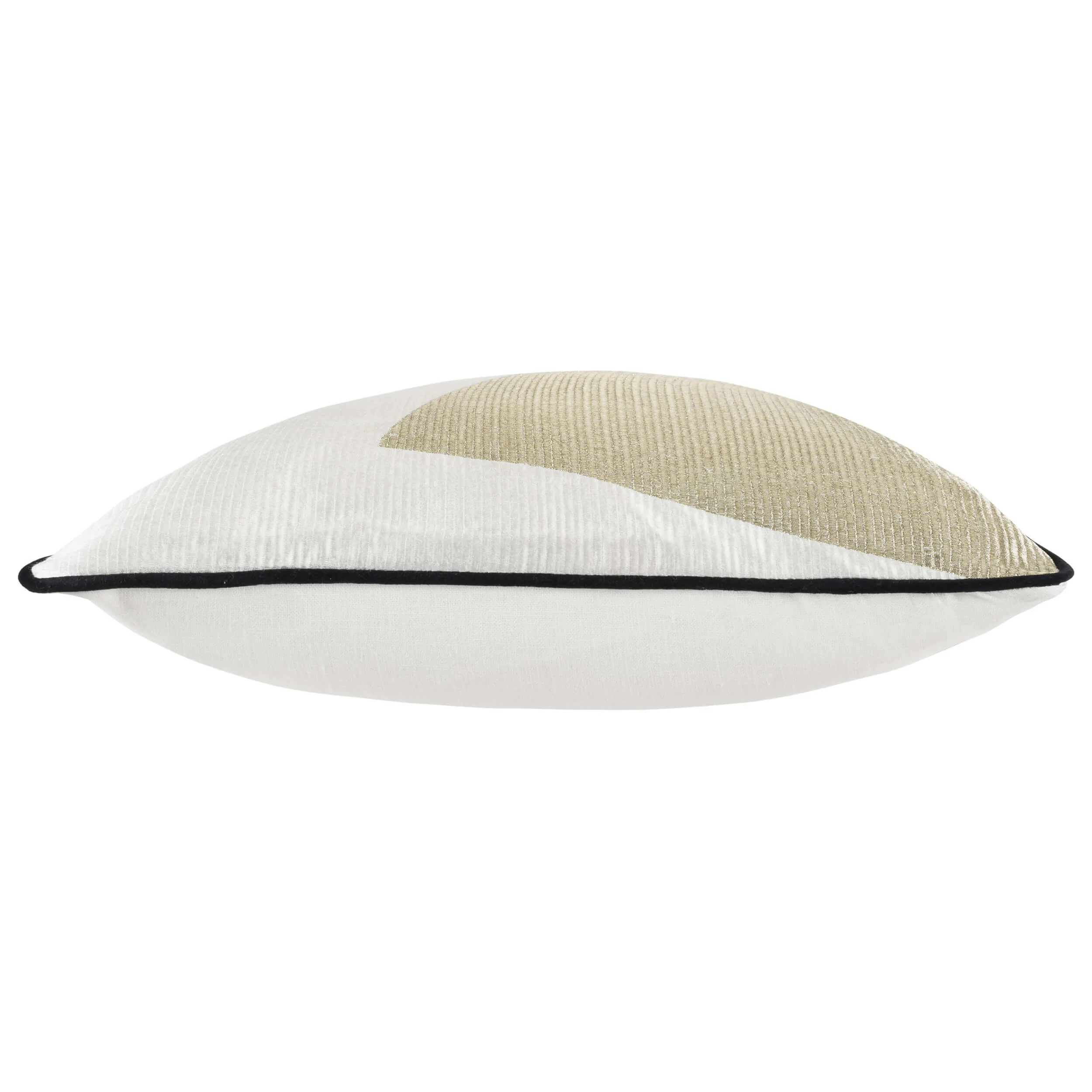 Hudson Pillow, Black, White & Gold - Image 2