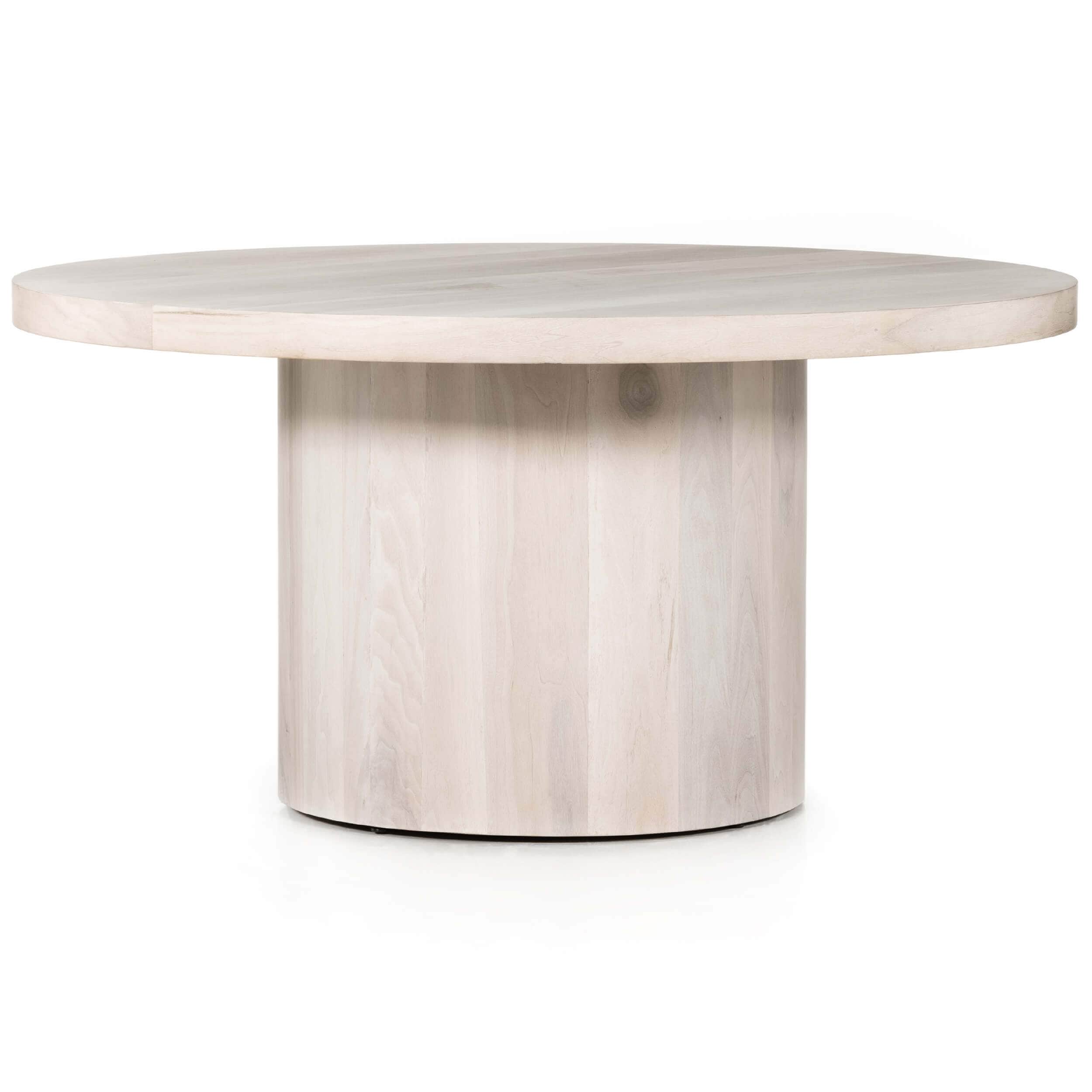 Hudson Round Dining Table, Ashen Walnut by Four Hands