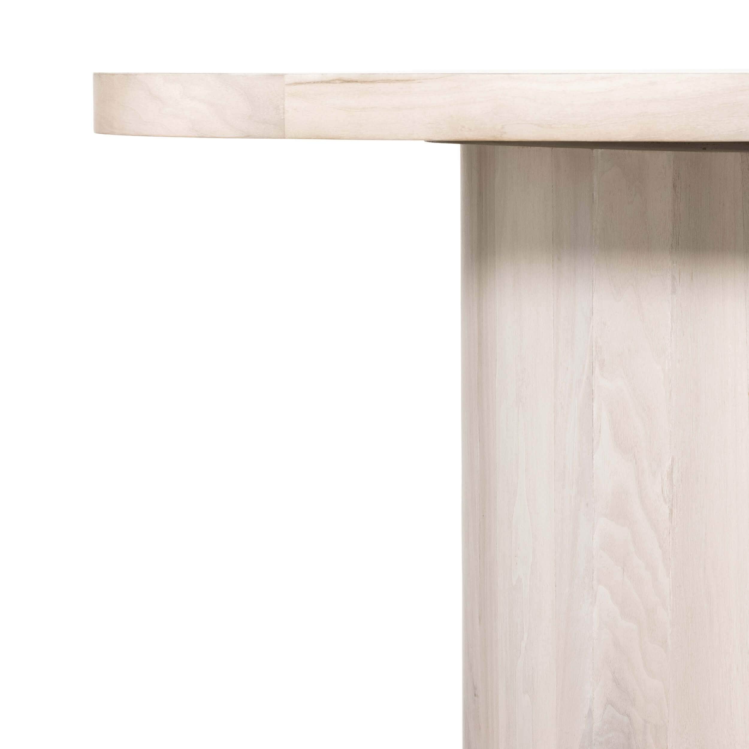 Hudson Round Dining Table, Ashen Walnut by Four Hands - Image 5