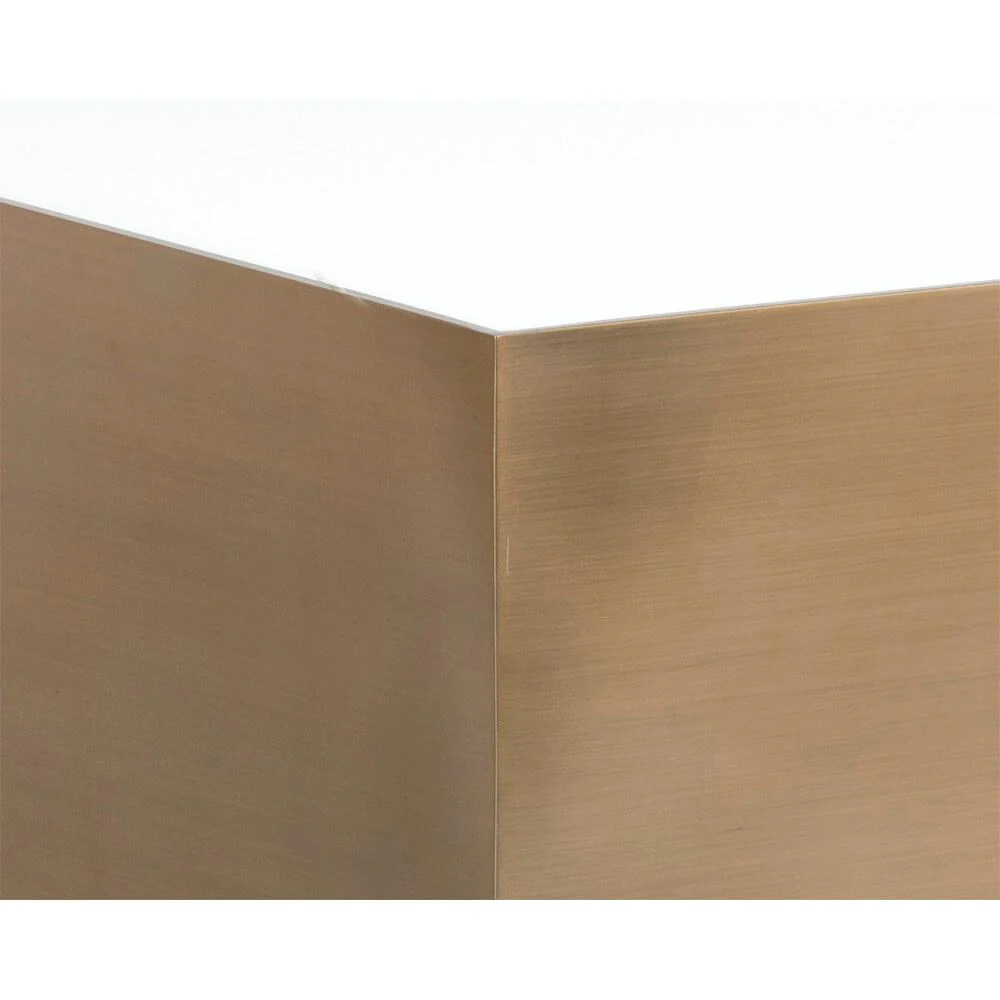 Shiloh Square Coffee Table, White - Image 3
