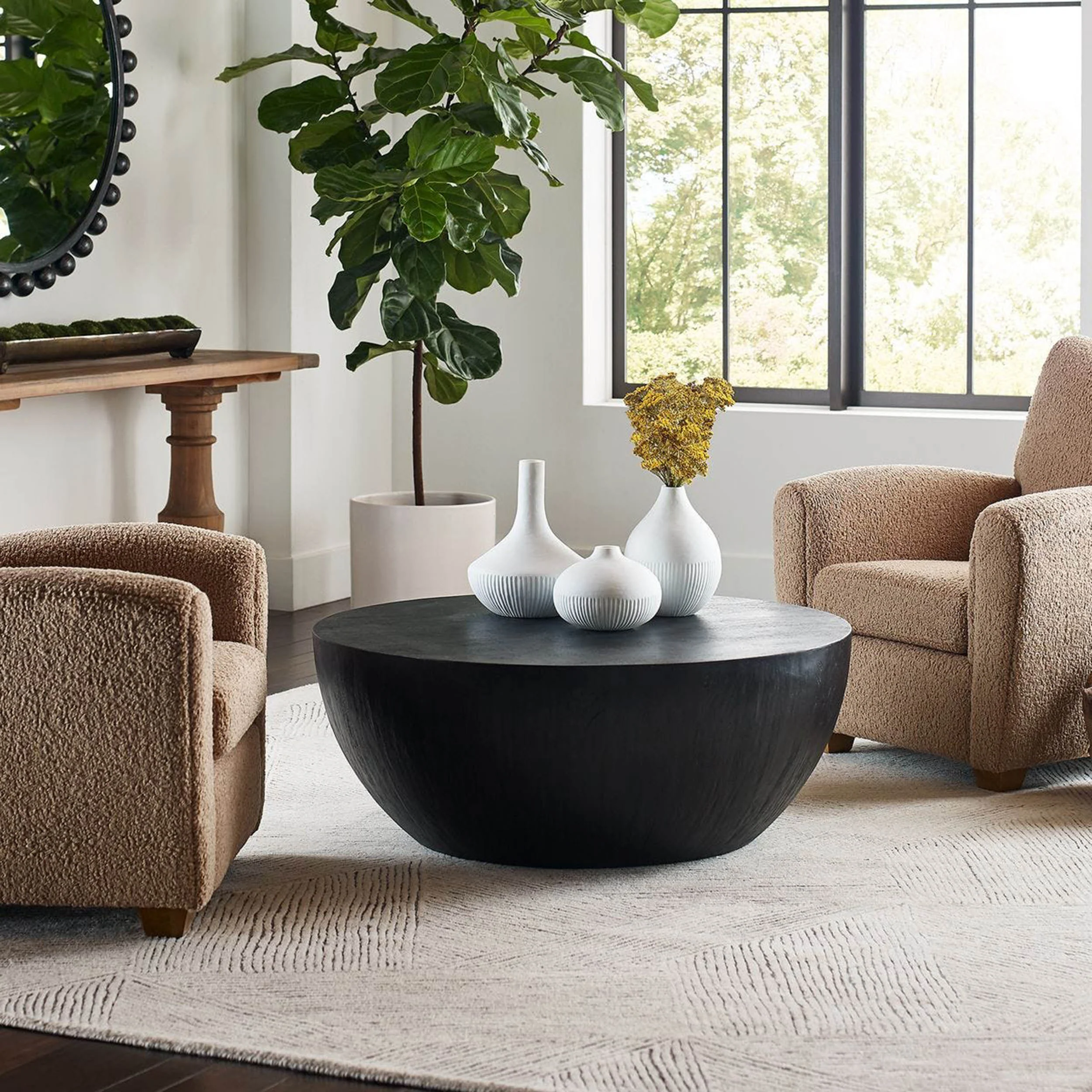 Lark Coffee Table, Ebony - Image 3