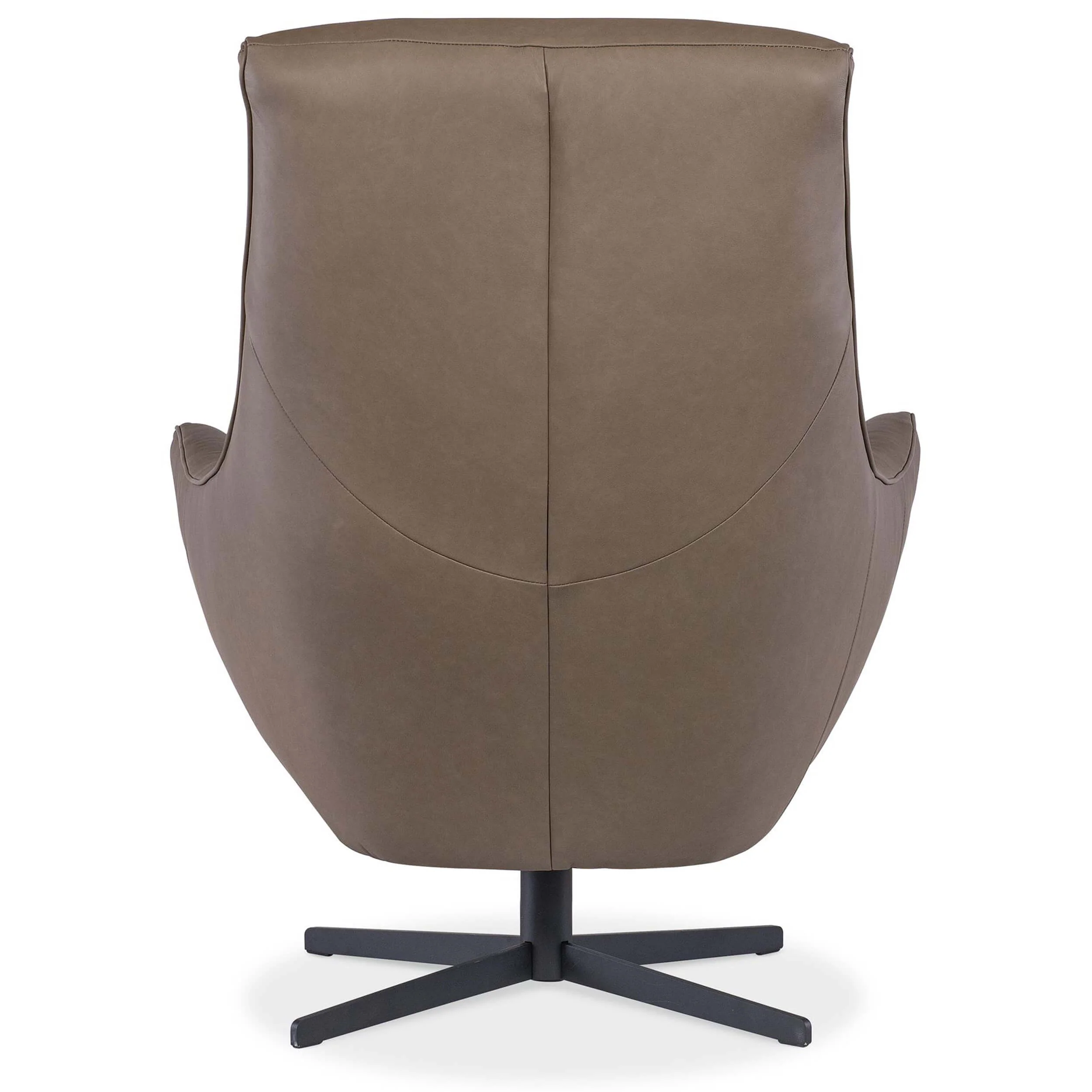 Hughes Leather Swivel Chair, Sonnet Dust - Image 4