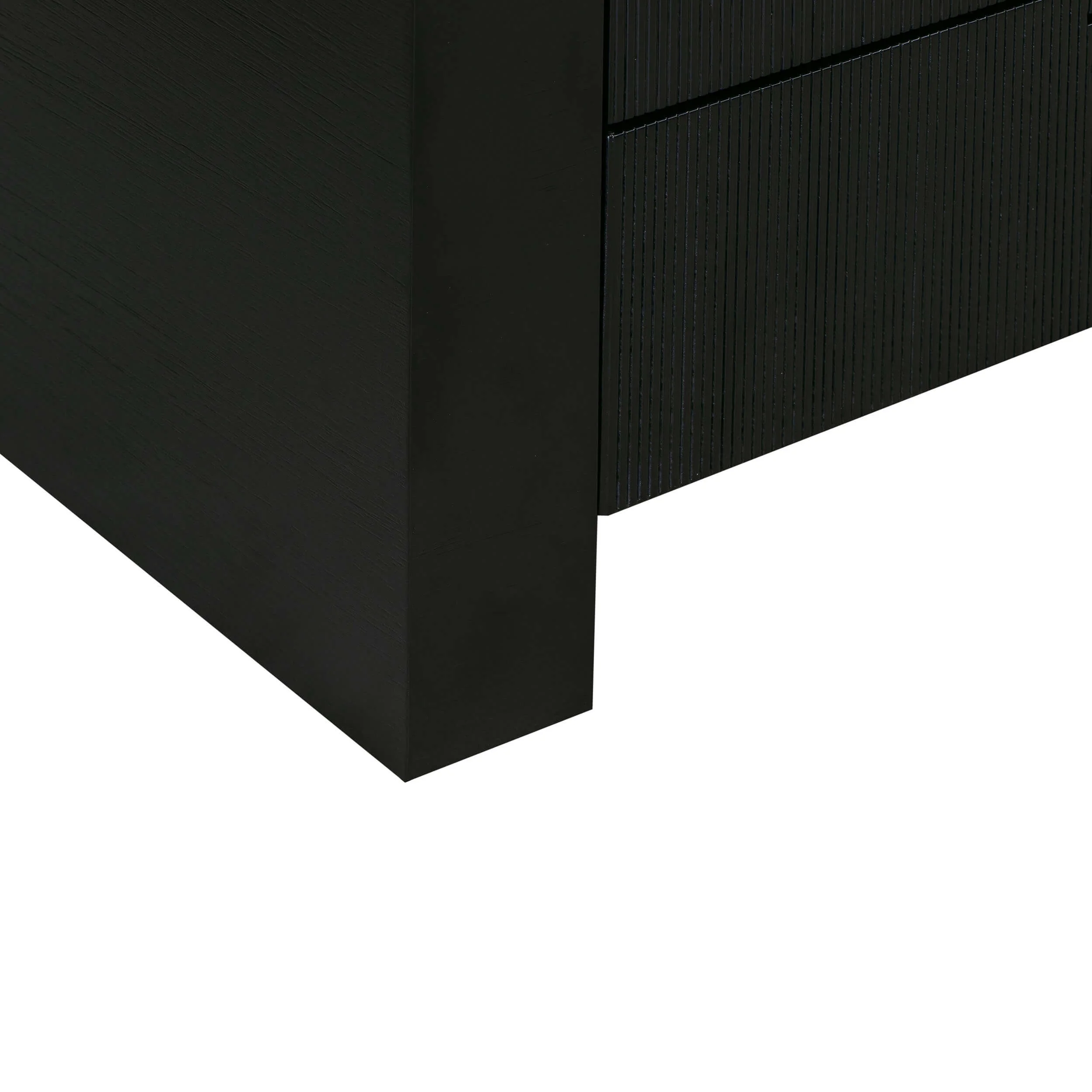 Hump 6 Drawer Dresser, Black - Image 6