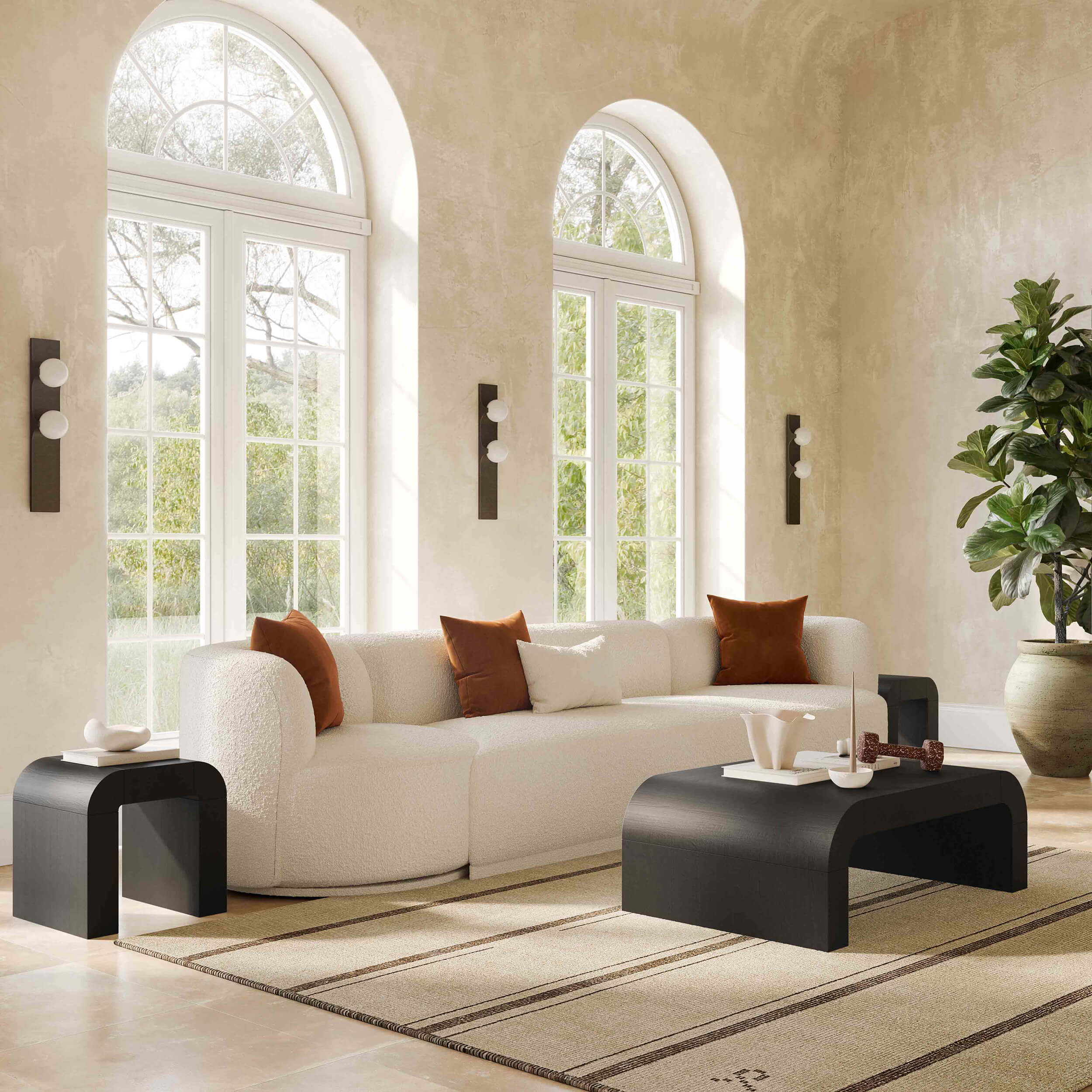 Hump Coffee Table, Black - Image 4