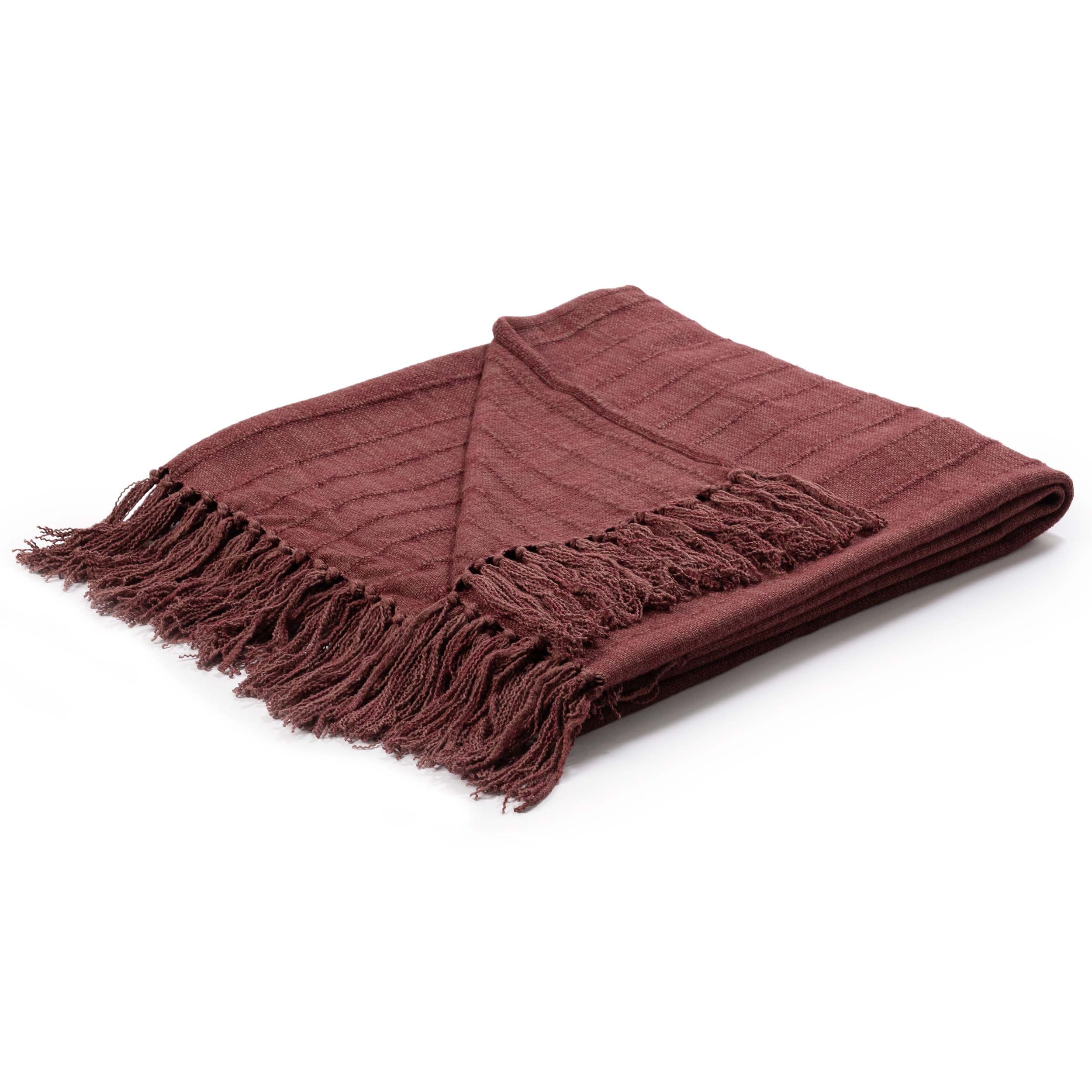 Hunter Throw, Cherrywood Red - Image 4