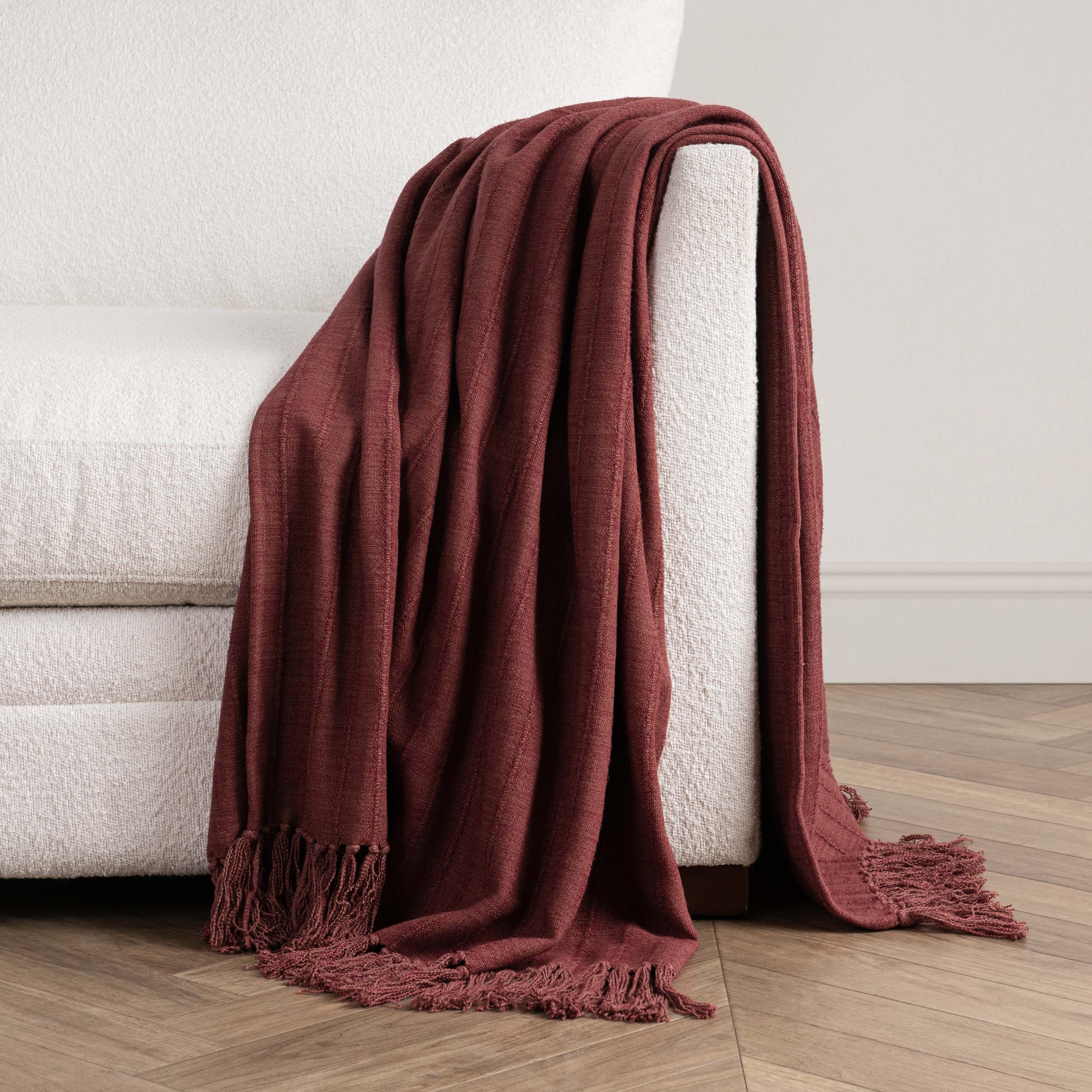 Hunter Throw, Cherrywood Red - Image 5