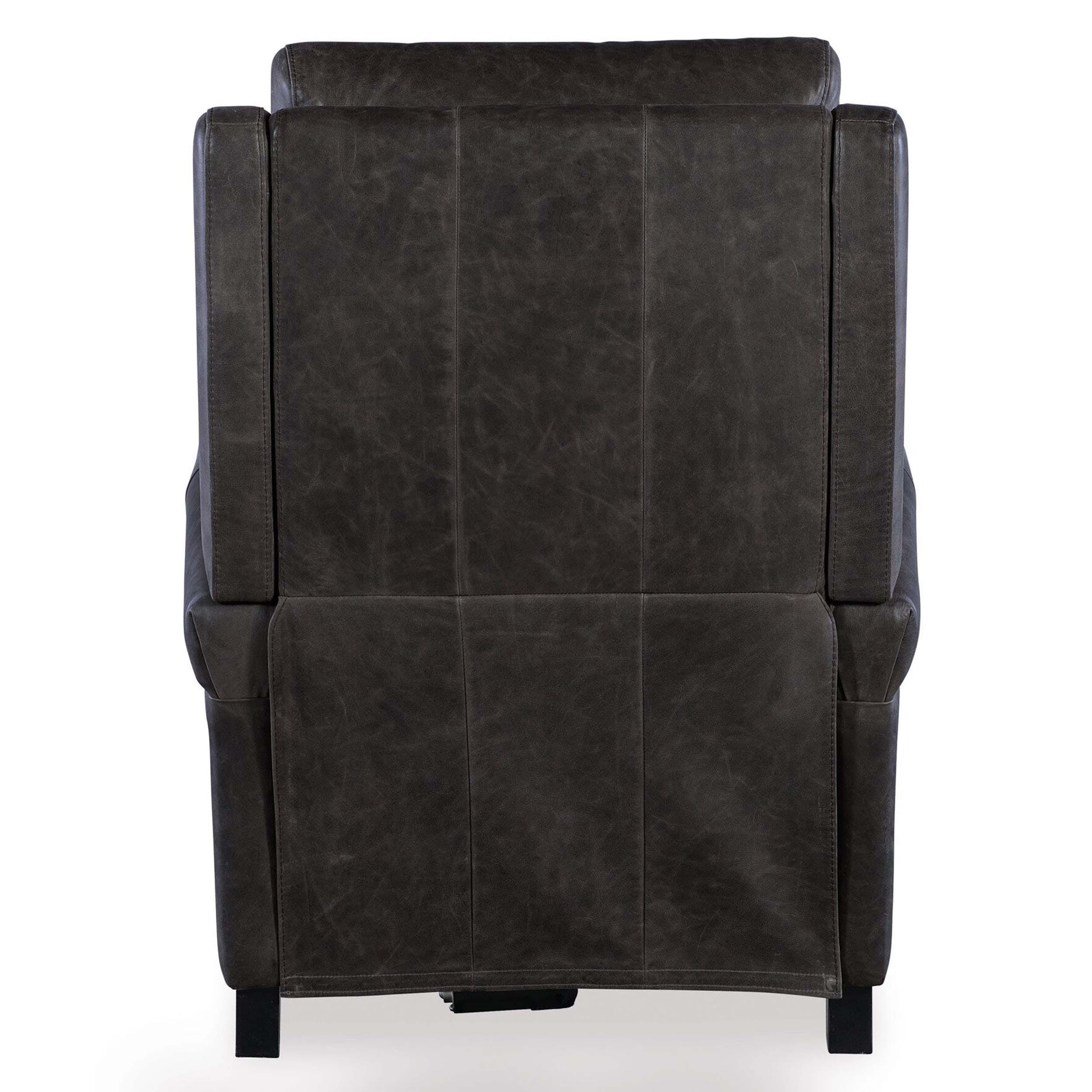 Hurley Leather Power Recliner, Saddlebag Lead - Image 4