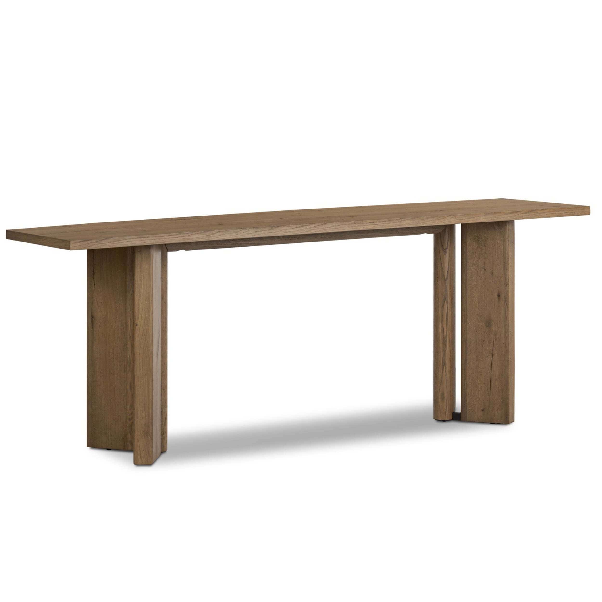 Huxley Console Table, Light Oak by Four Hands