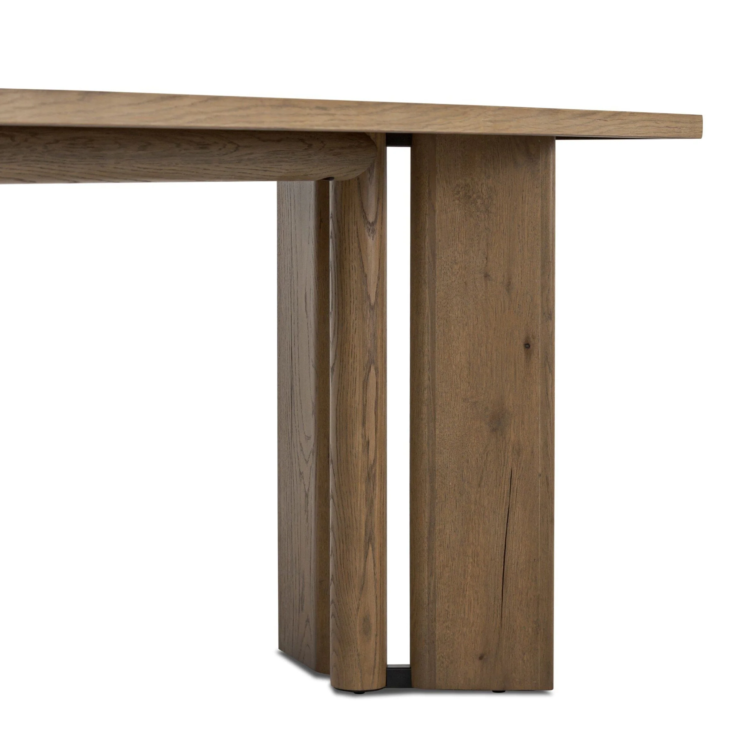 Huxley Console Table, Light Oak by Four Hands - Image 3
