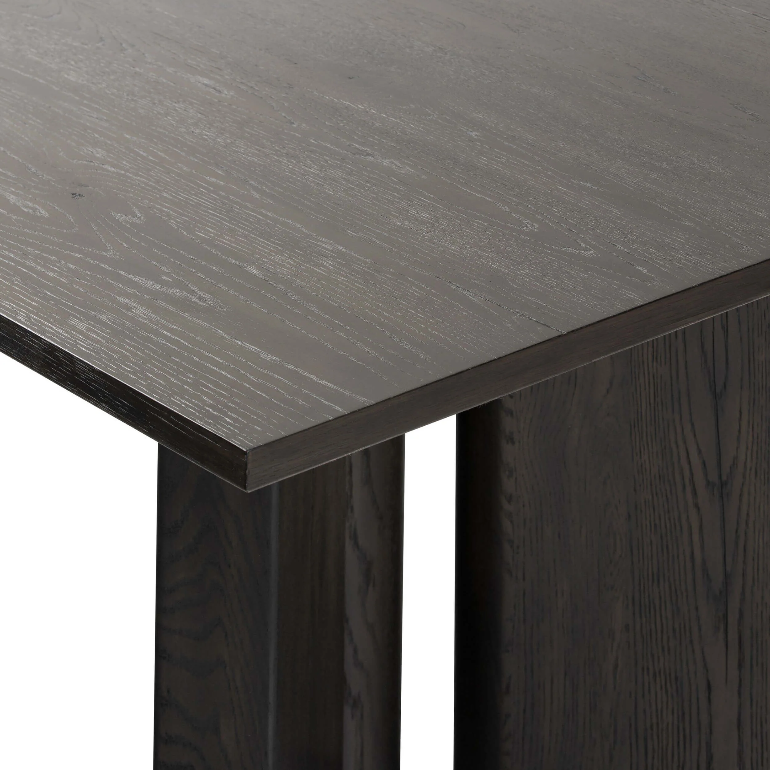 Huxley Dining Table, Smoked Black by Four Hands - Image 4