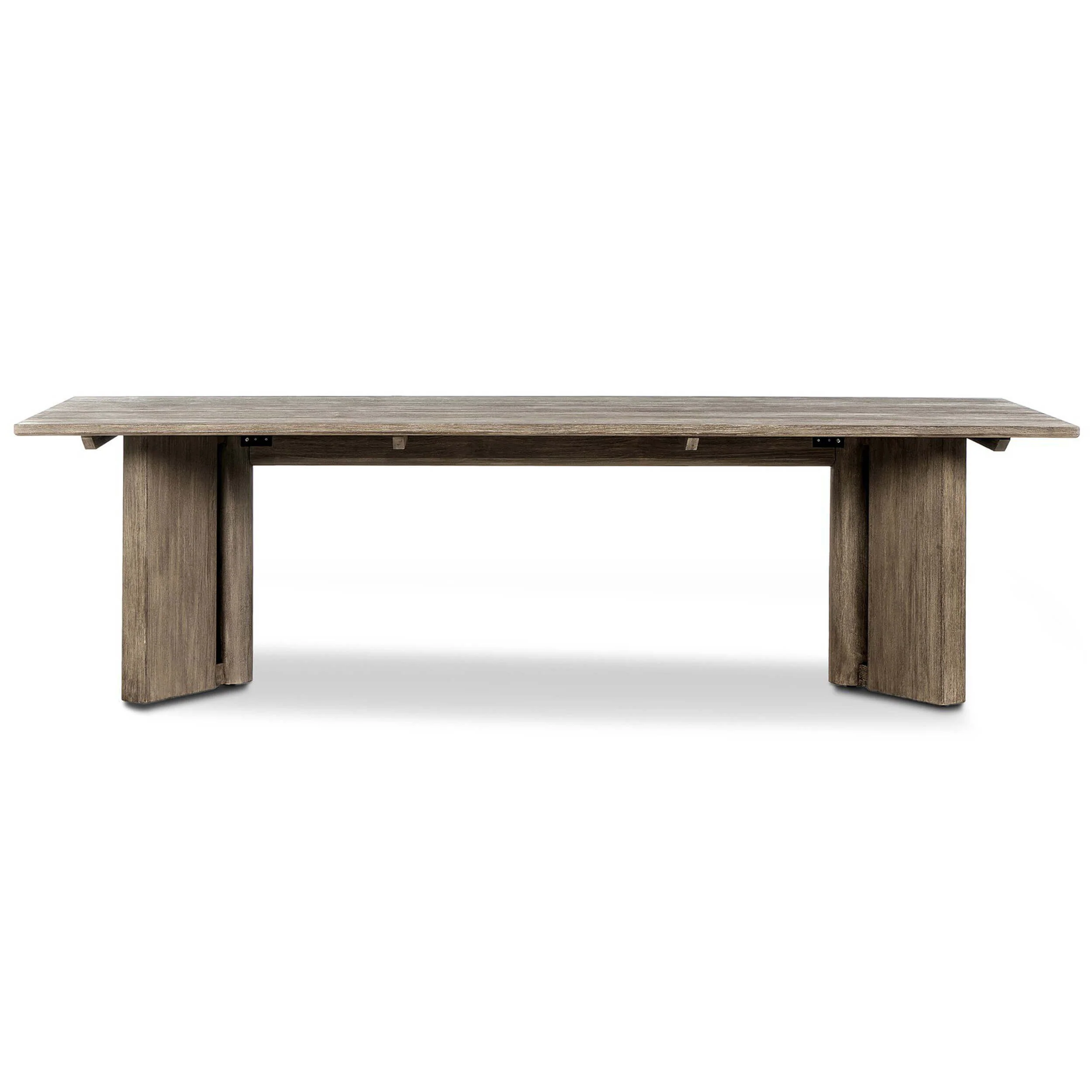 Huxley Outdoor Dining Table, Smoke Grey by Four Hands - Image 2