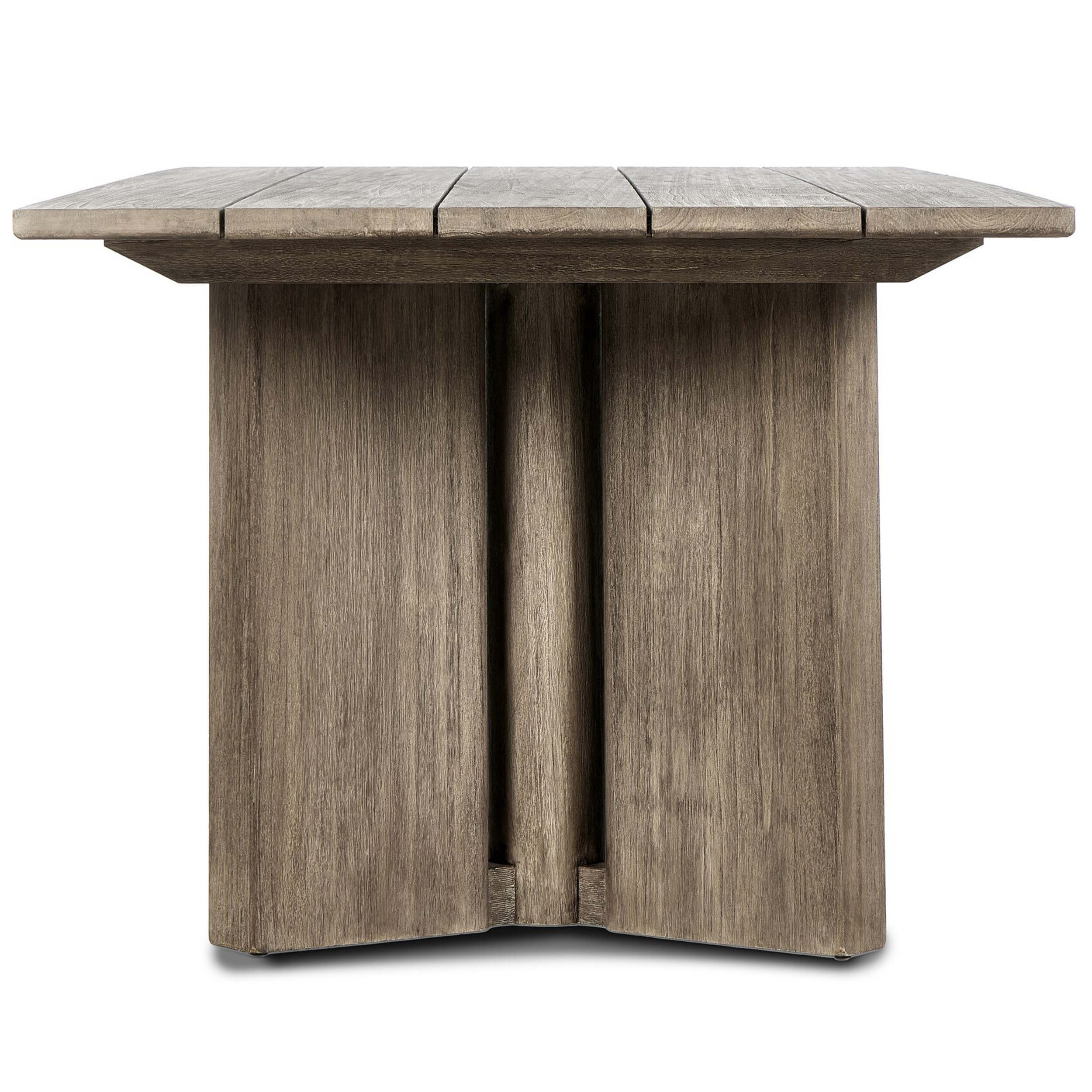 Huxley Outdoor Dining Table, Smoke Grey by Four Hands - Image 3