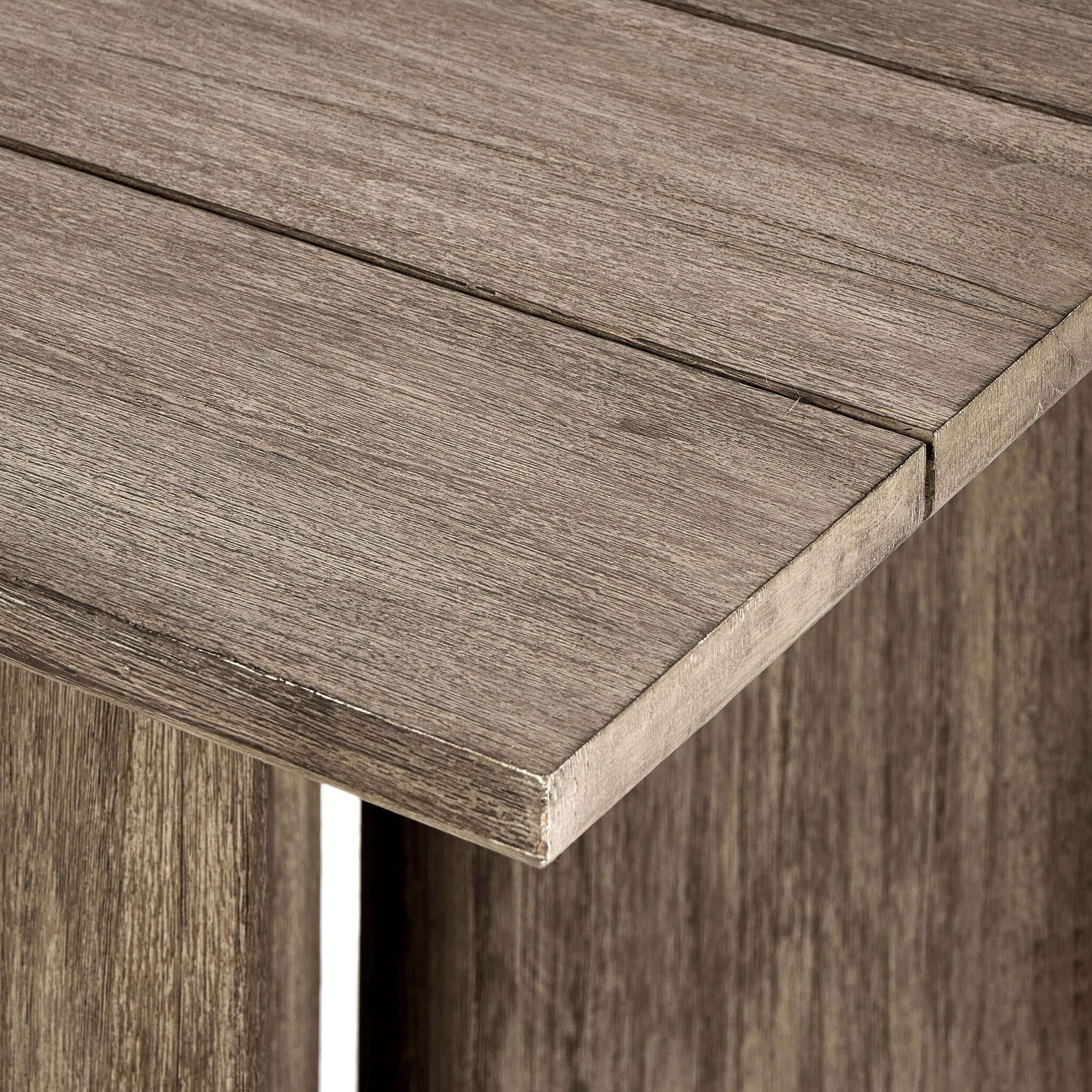 Huxley Outdoor Dining Table, Smoke Grey by Four Hands - Image 4