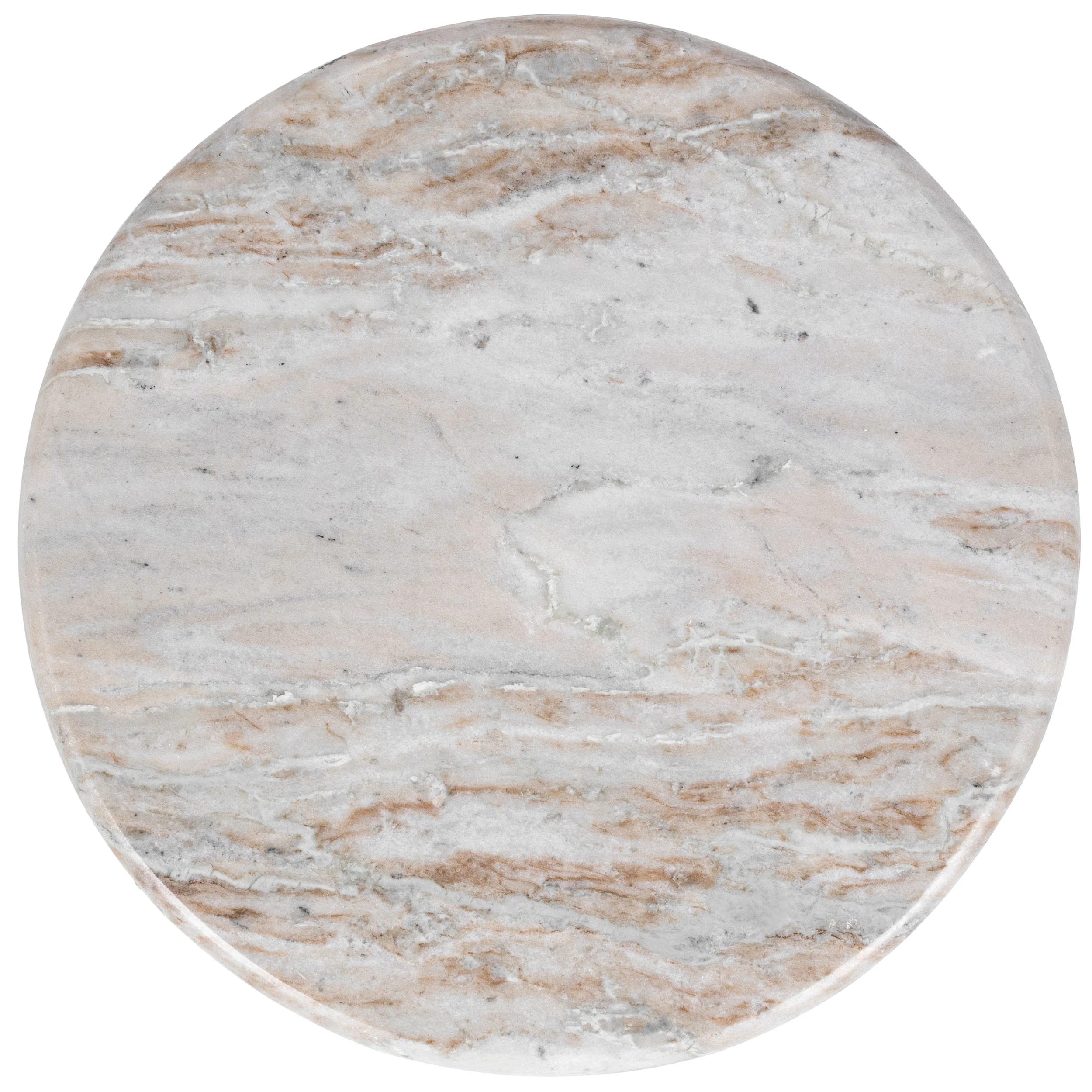 Huxley Round Accent Table, Rusty Gray - Image 7