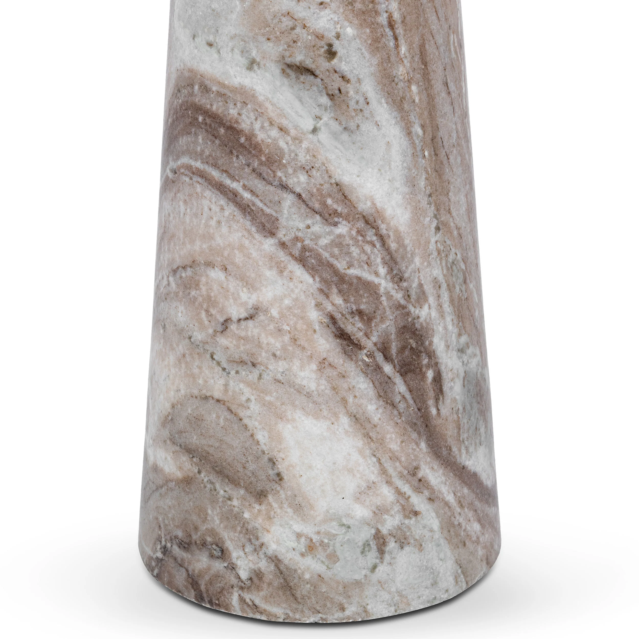 Huxley Round Accent Table, Rusty Gray - Image 9