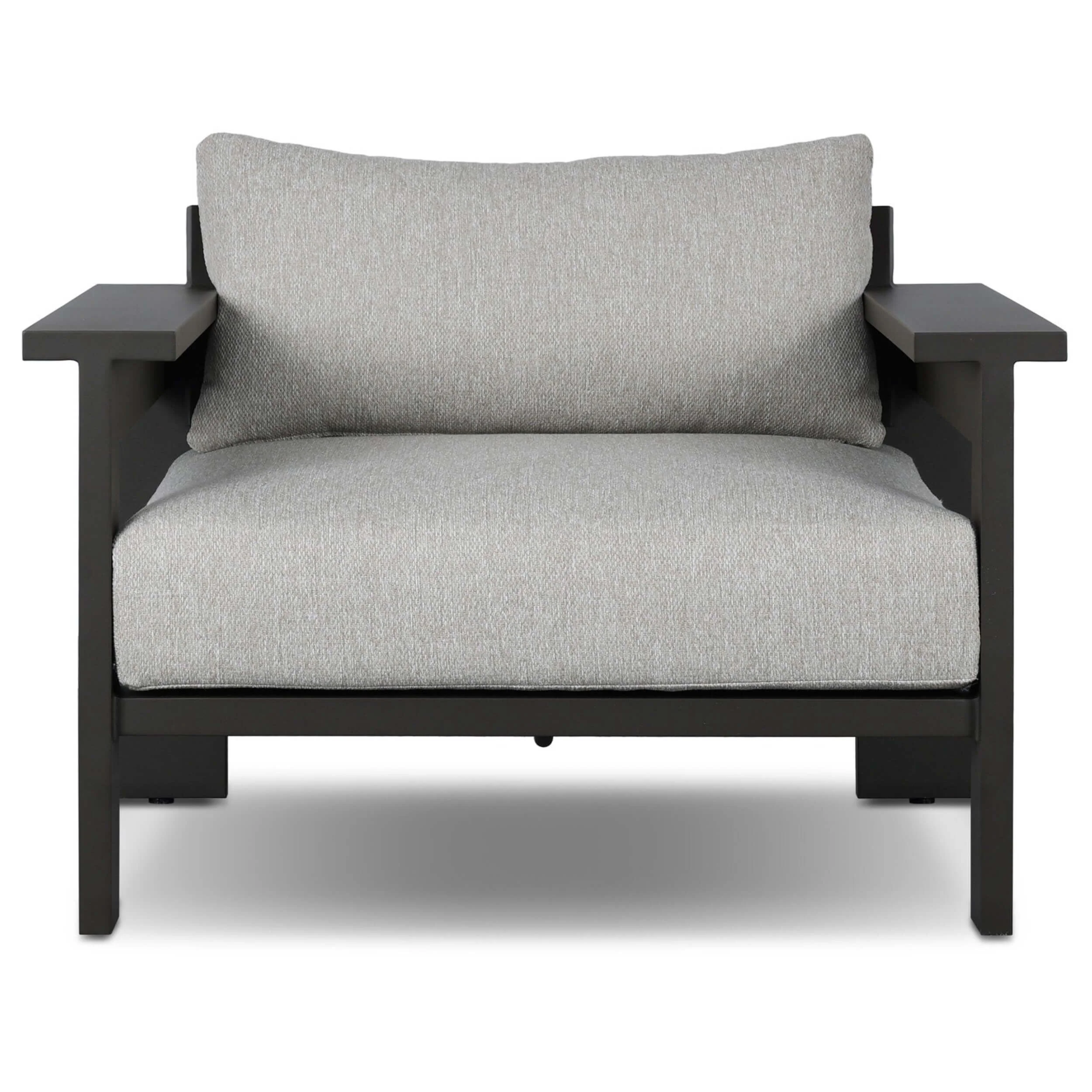 Hyder Outdoor Chair, Concha Fog by Four Hands - Image 2