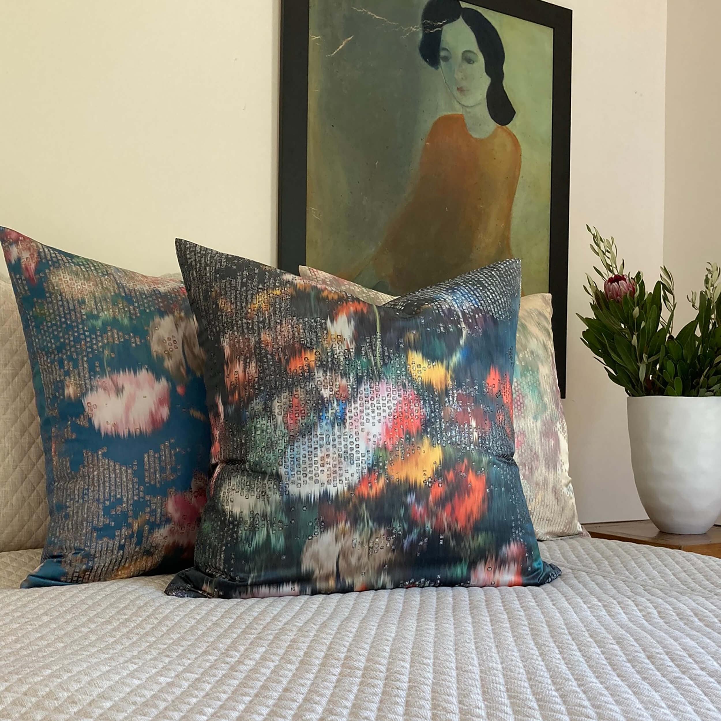 Ibiza Pillow, Navy - Image 4