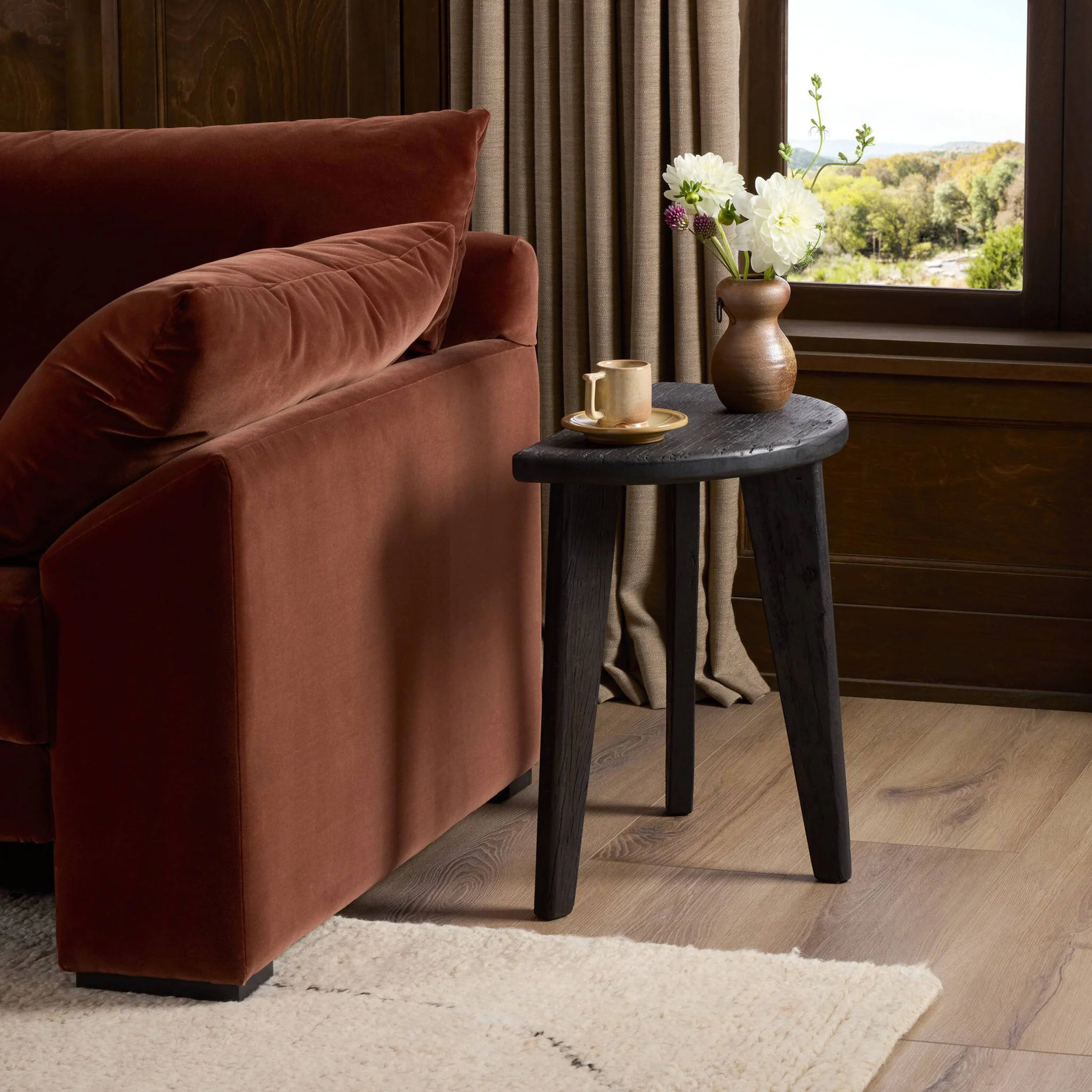 Ida End Table, Grey Reclaimed by Four Hands - Image 7
