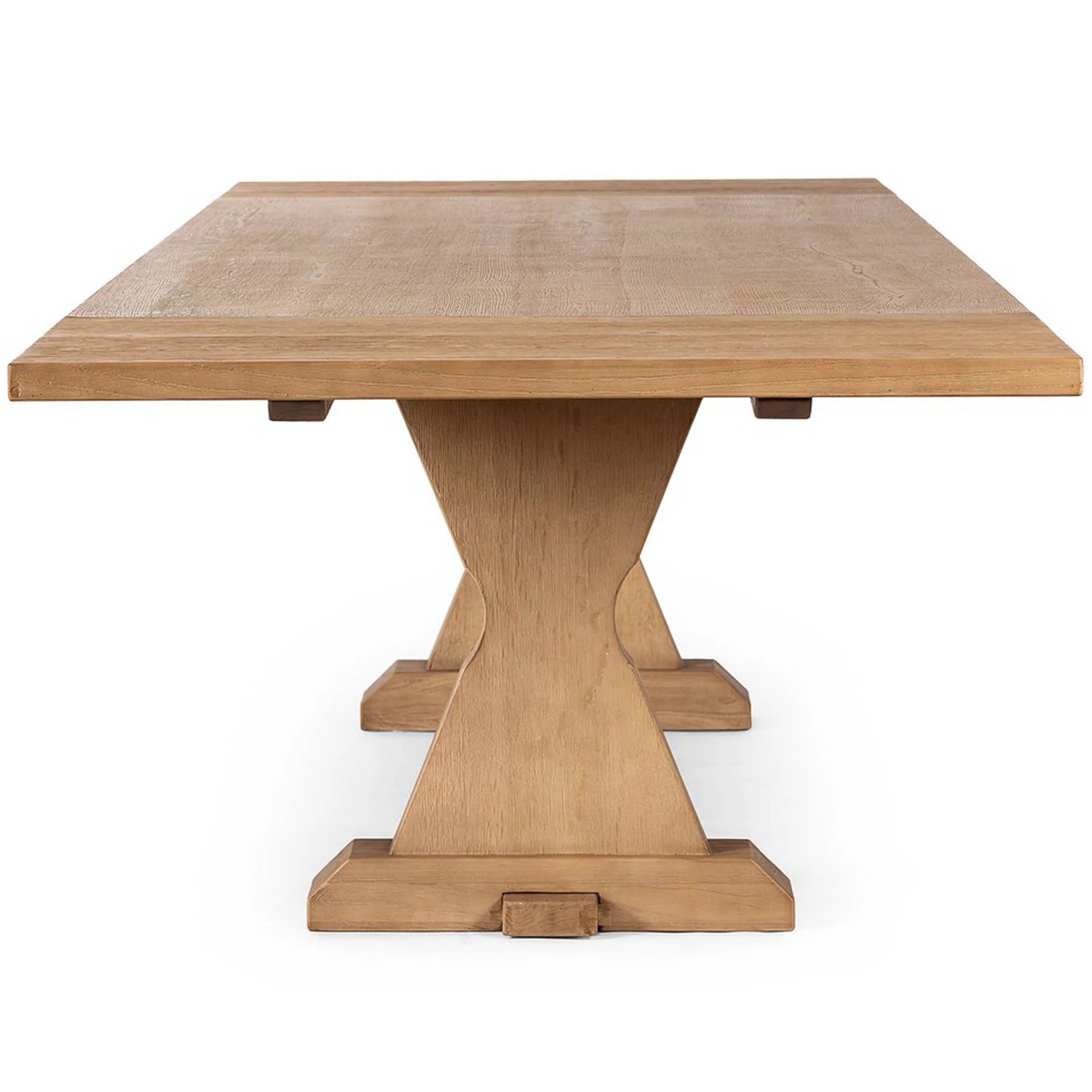 Idella Extension Dining Table, Worn Oak by Four Hands - Image 3