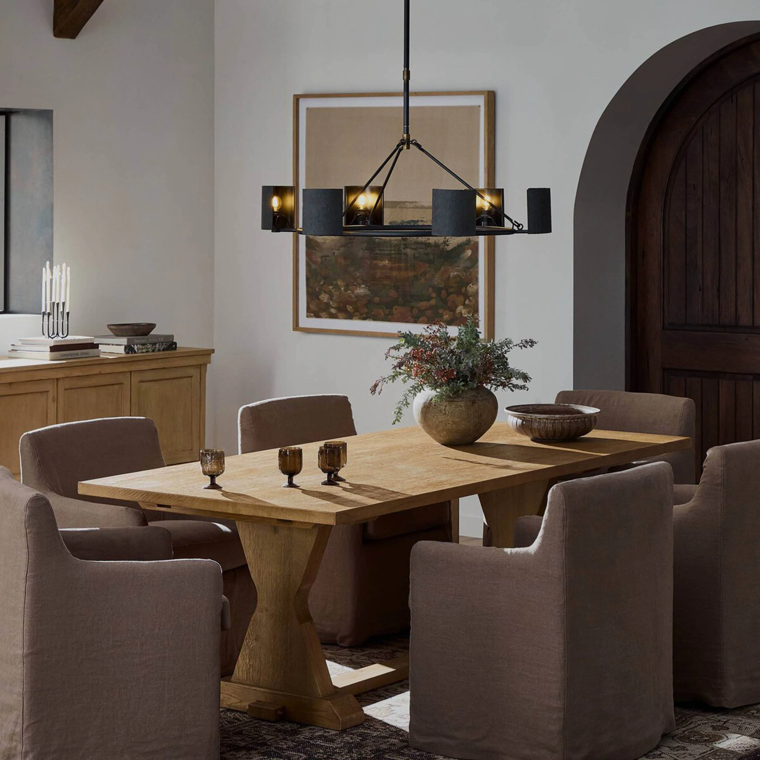 Idella Extension Dining Table, Worn Oak by Four Hands - Image 5