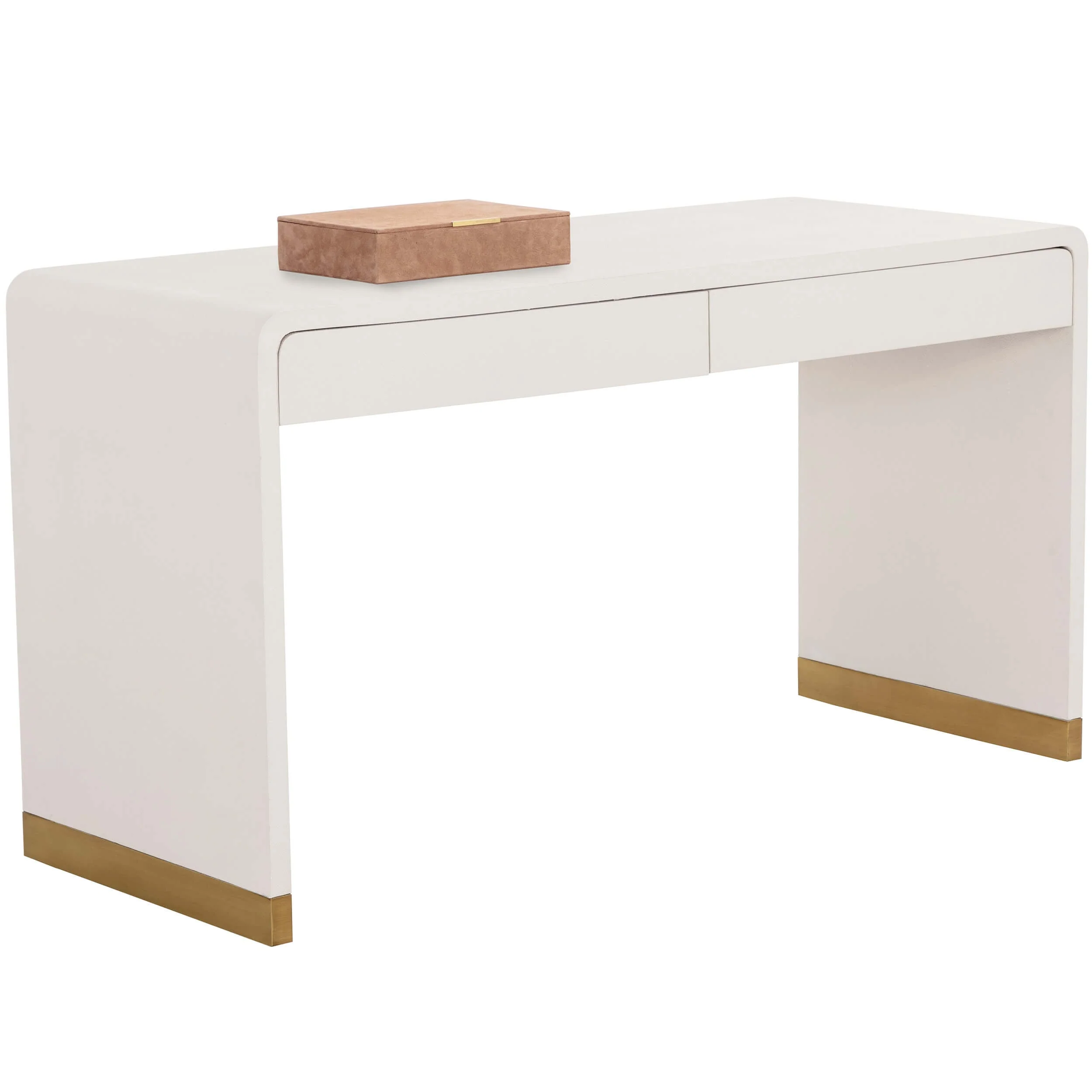 Ilona Desk, Oyster Shagreen - Image 3