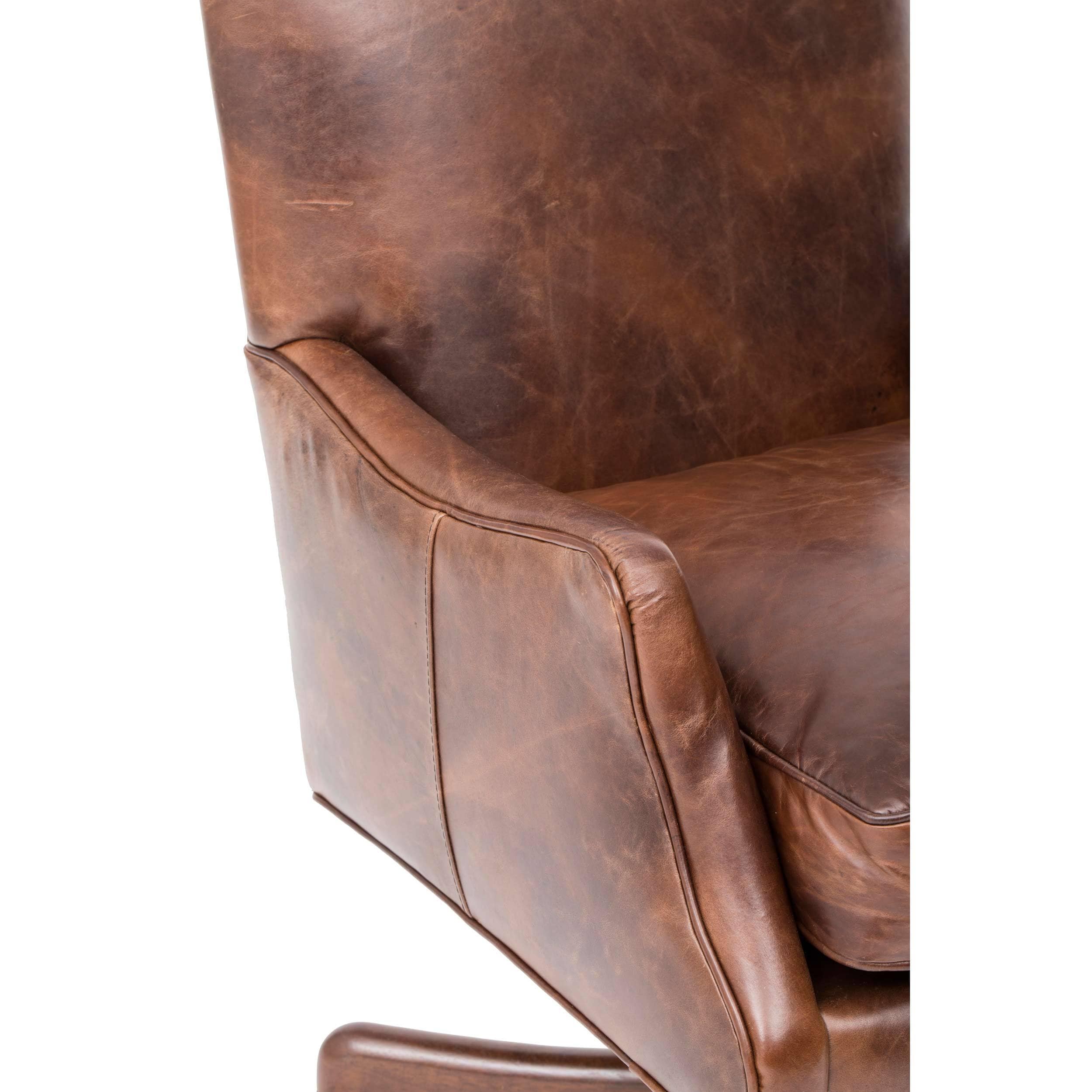 Imperial Empire Tilt Swivel Leather Chair - Image 4