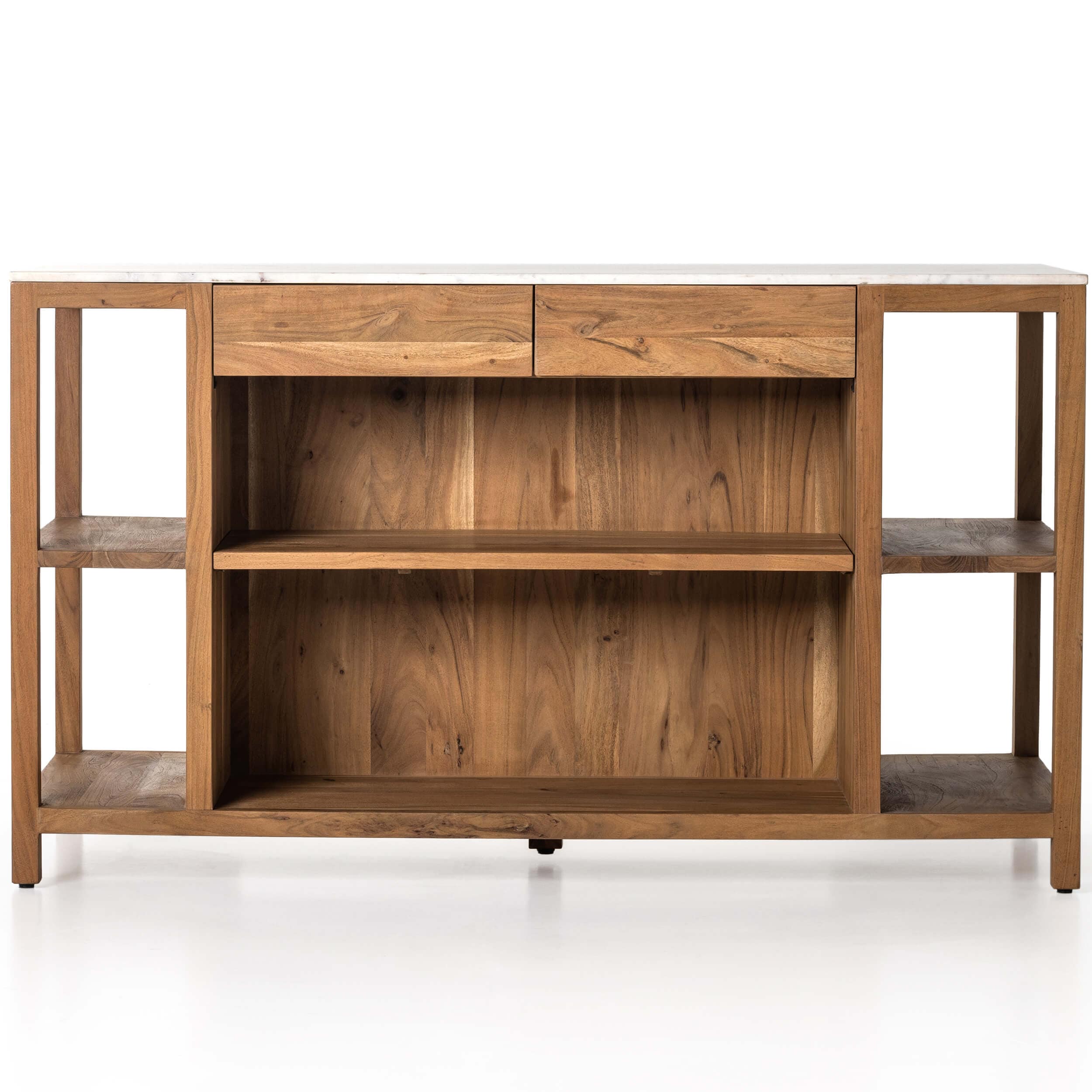 Indira Kitchen Island, Smoked Acacia by Four Hands - Image 3