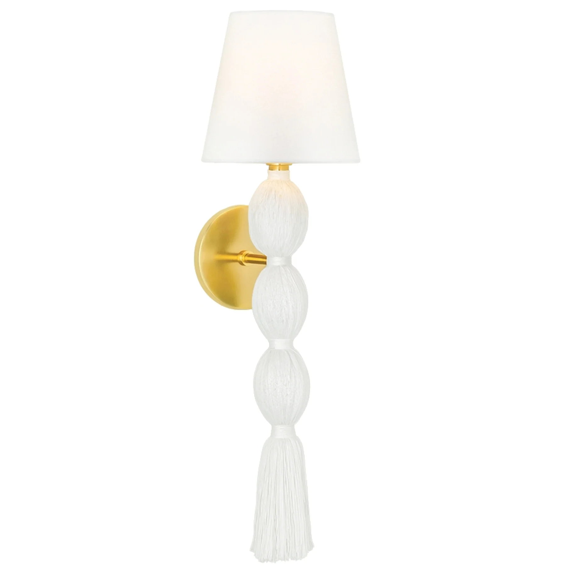Indra Wall Sconce, Aged Brass