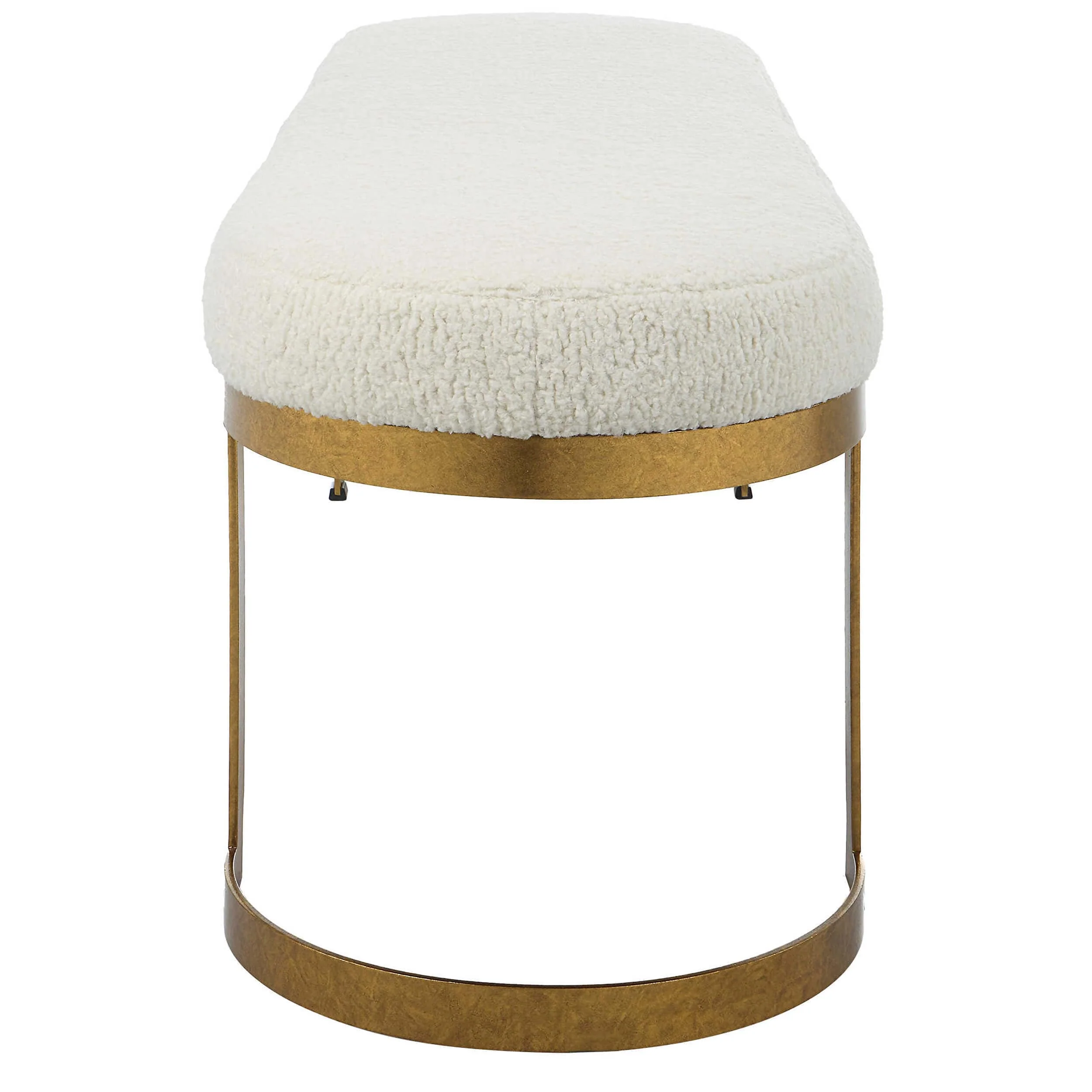 Infinity Bench, Cream/Gold - Image 3