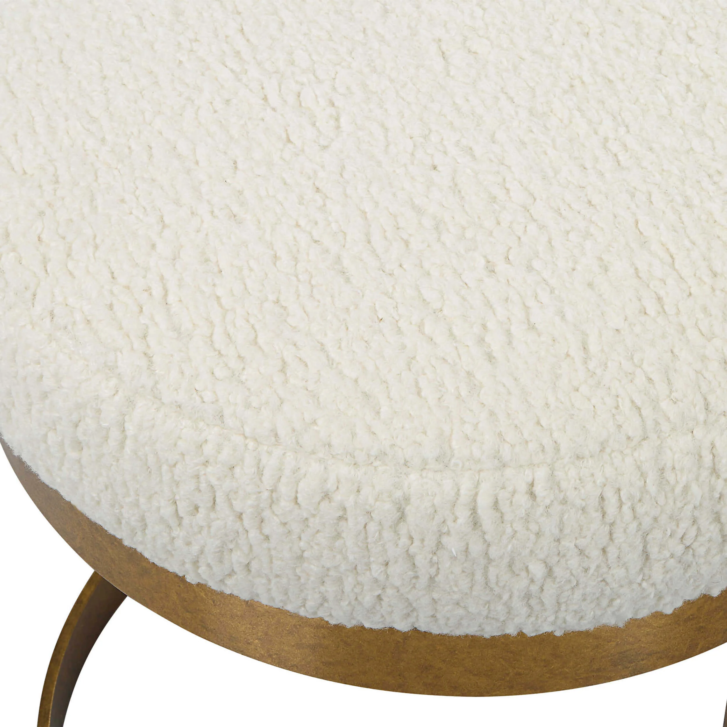 Infinity Bench, Cream/Gold - Image 4