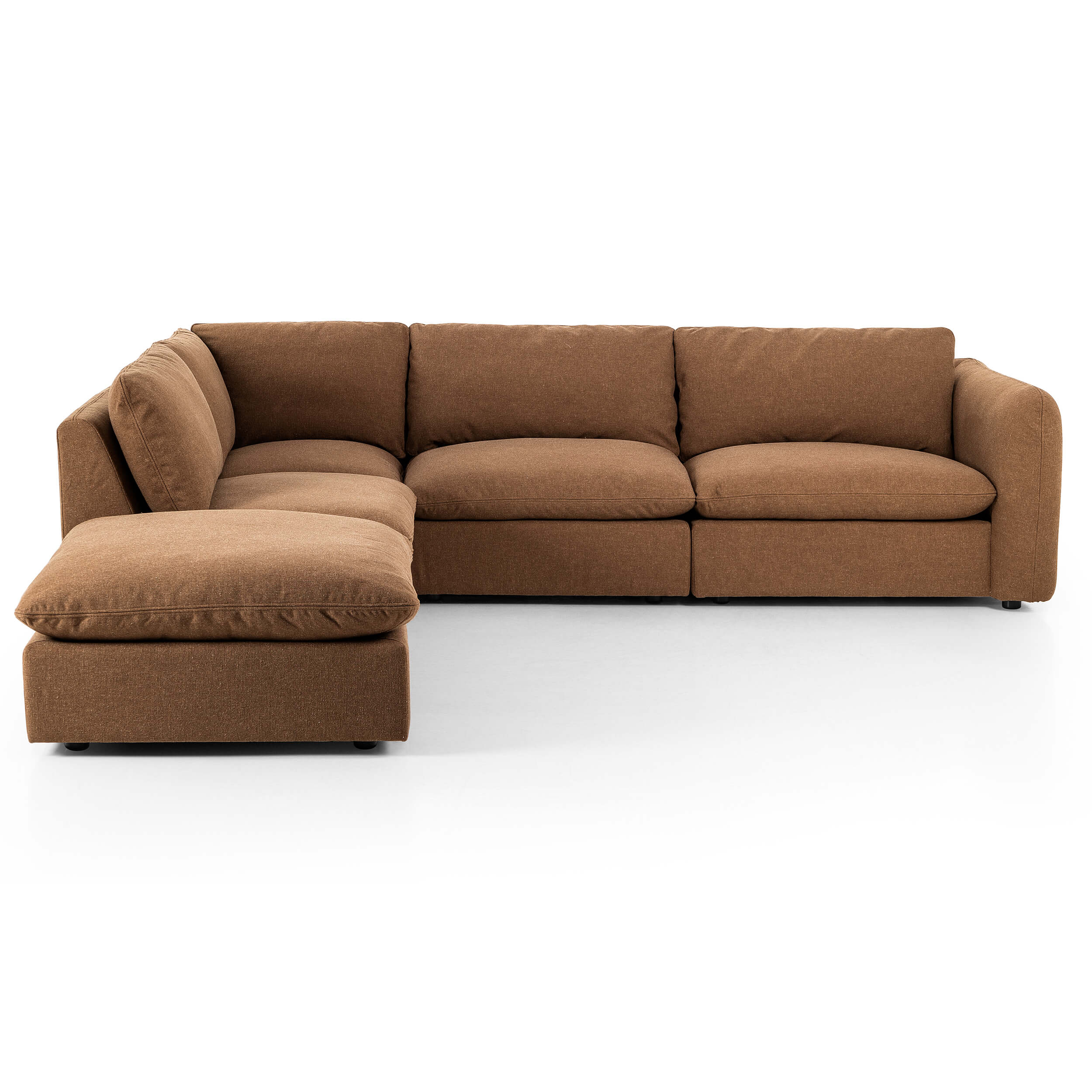 Ingel 4 Piece RAF Sectional w/Ottoman, Antwerp Cafe - Image 3
