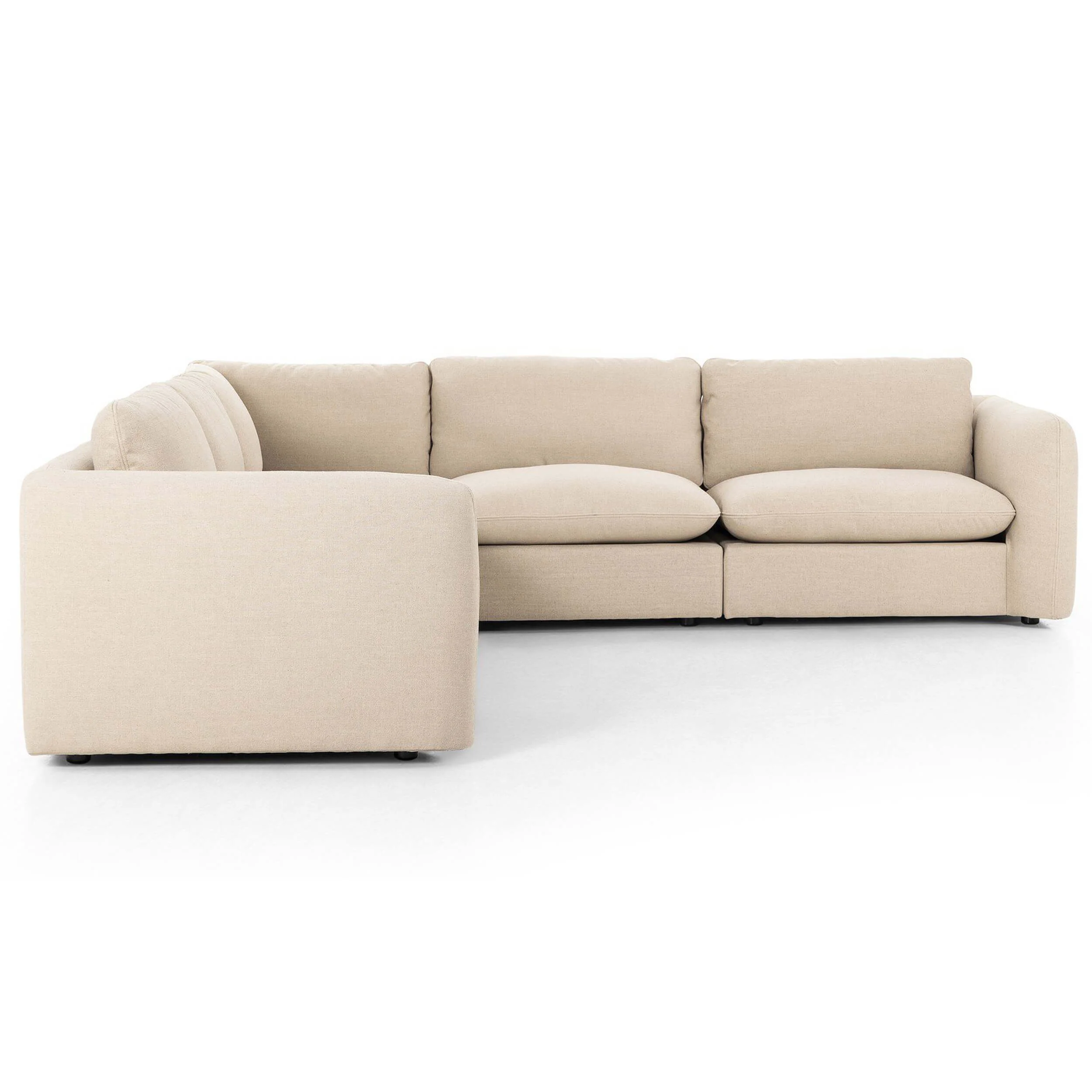 Ingel 5 Piece Sectional, Antwerp Taupe by Four Hands - Image 2