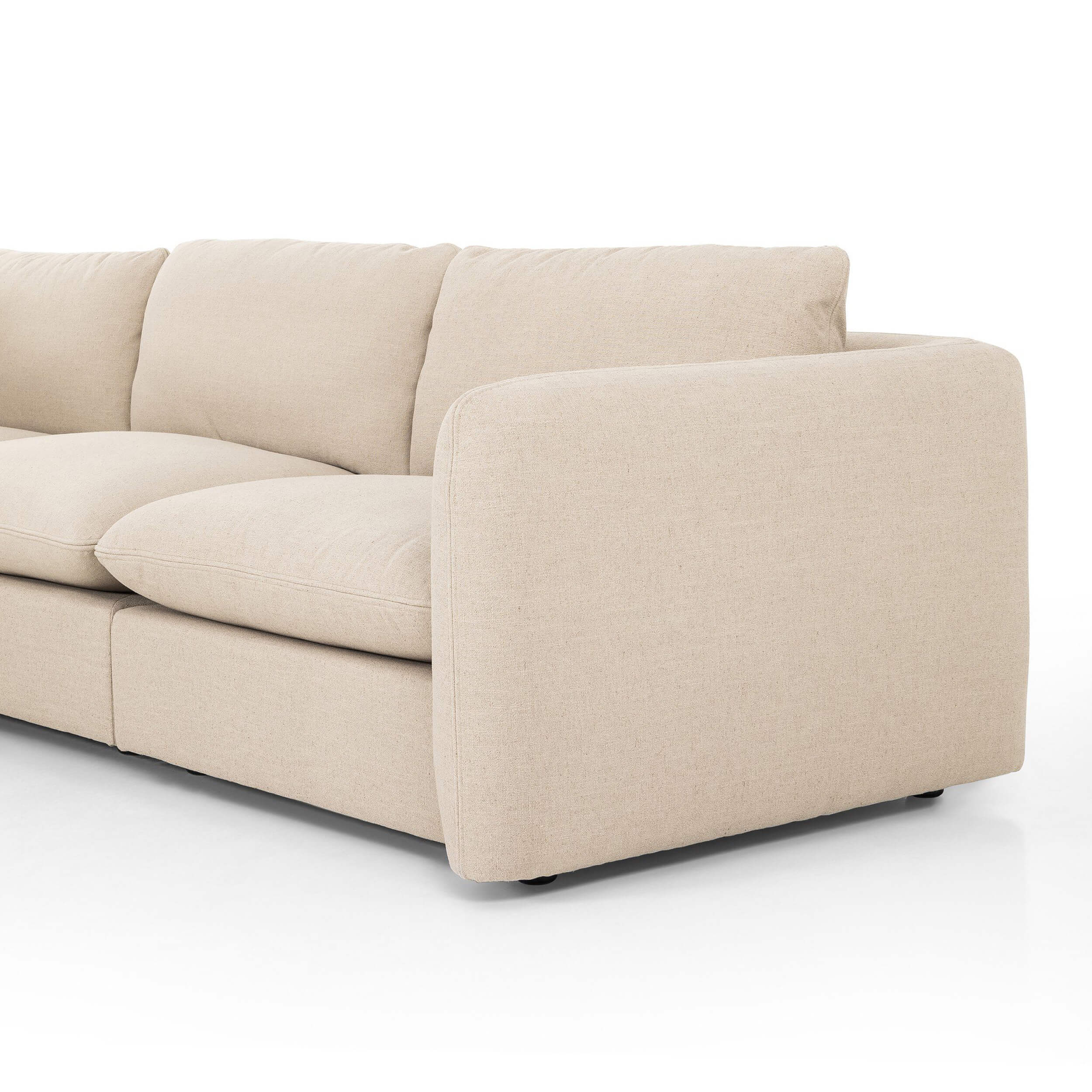 Ingel 5 Piece Sectional, Antwerp Taupe by Four Hands - Image 4