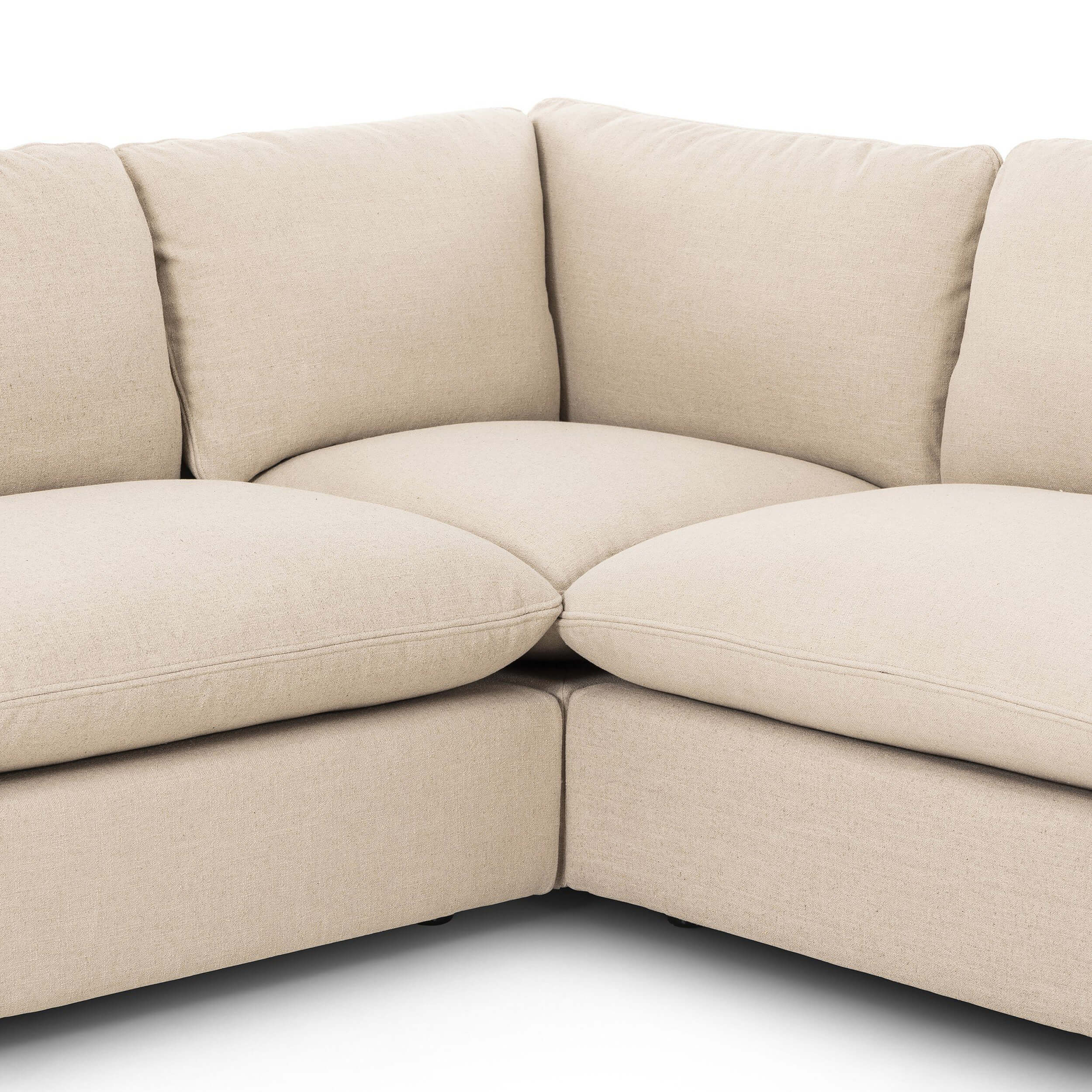 Ingel 5 Piece Sectional, Antwerp Taupe by Four Hands - Image 5