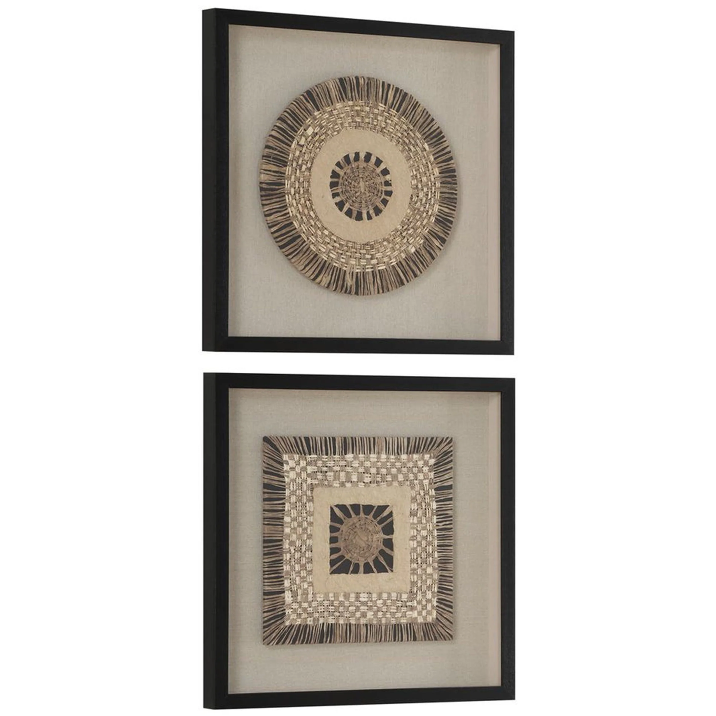 Intertwine Shadow Box, Black, Set of 2 - Image 2